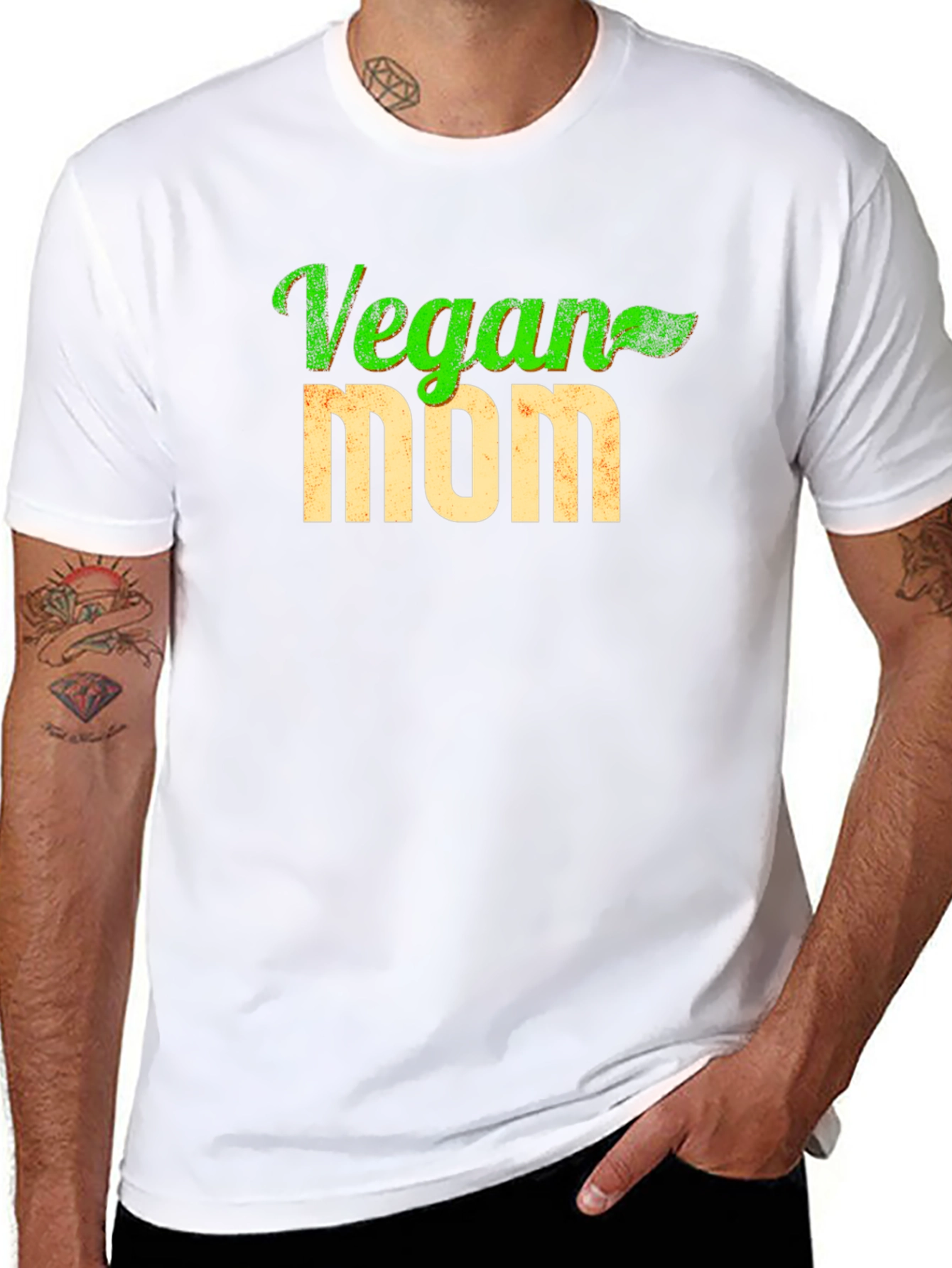 Vegan Mom Black T-Shirt