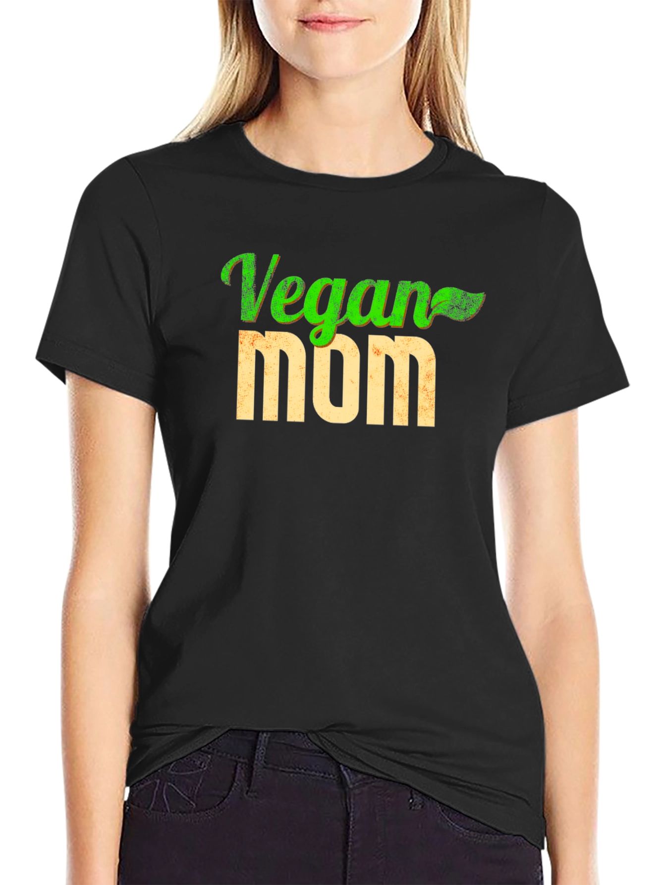 Vegan Mom Black T-Shirt