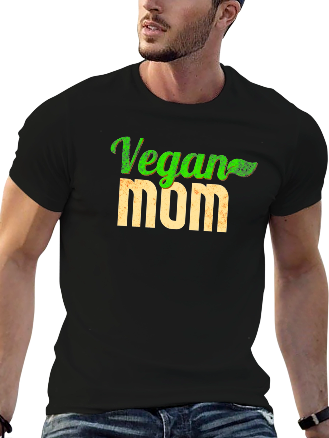 Vegan Mom Black T-Shirt