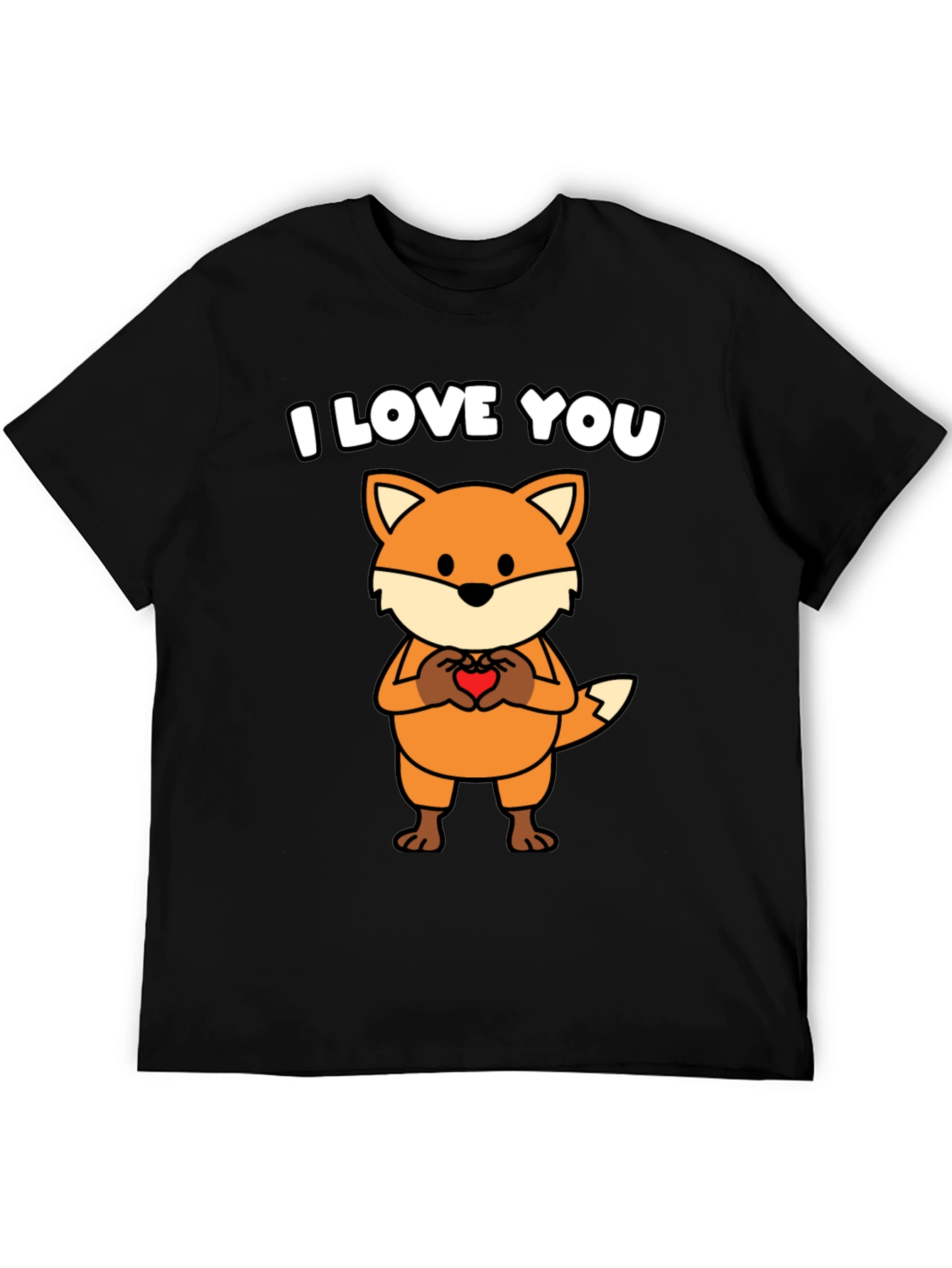 I Love You Fox Graphic T-Shirt