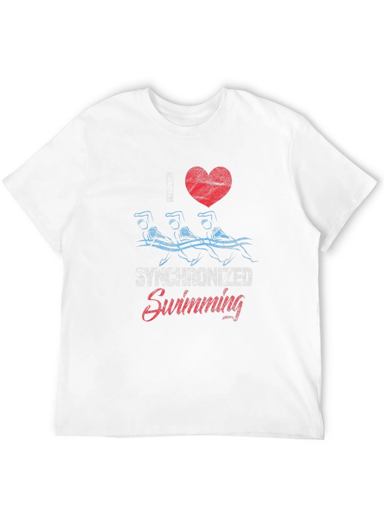 I Love Synchronized Swimming Graphic Tee