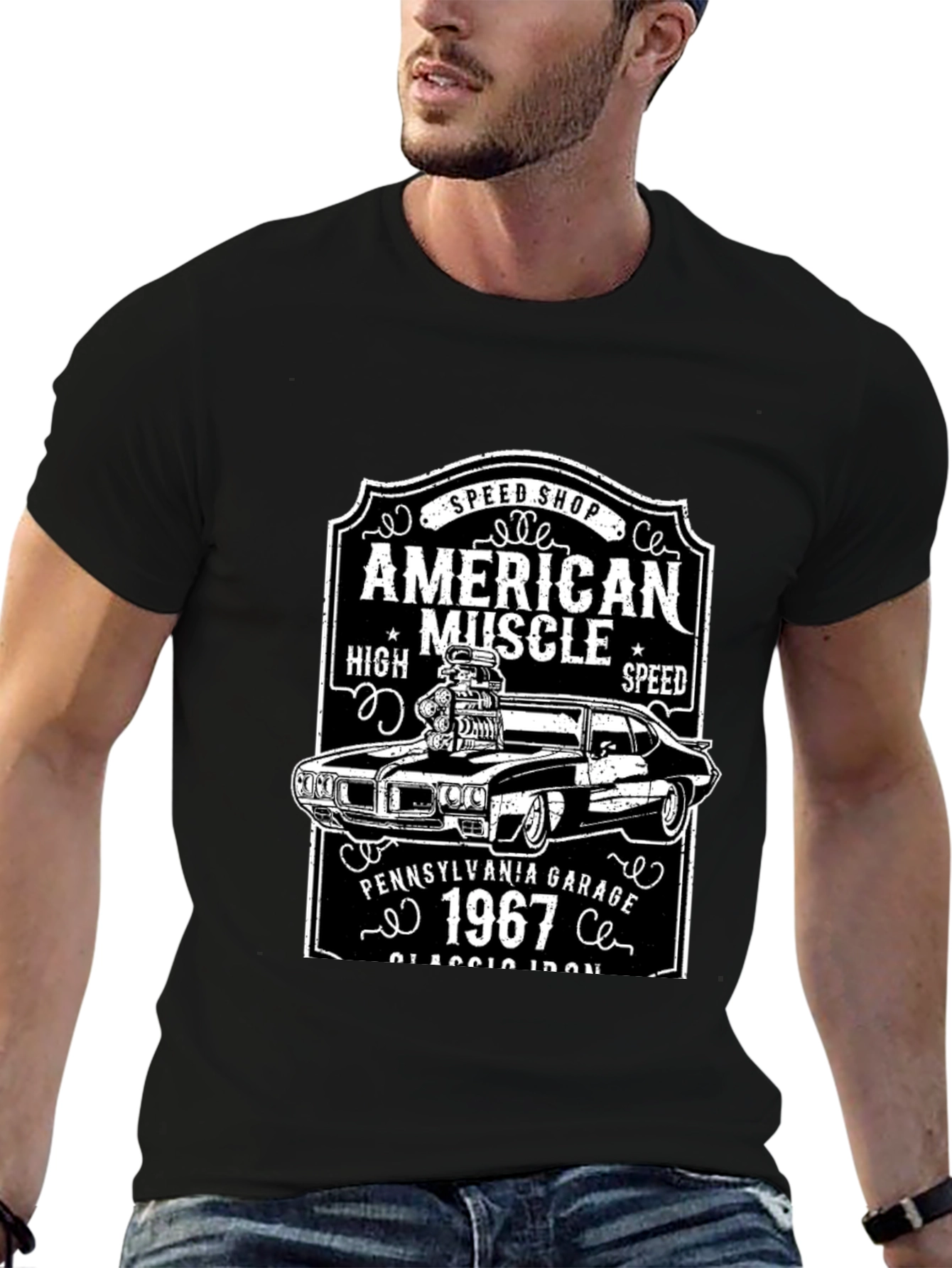 American Muscle 1967 Car T-Shirt