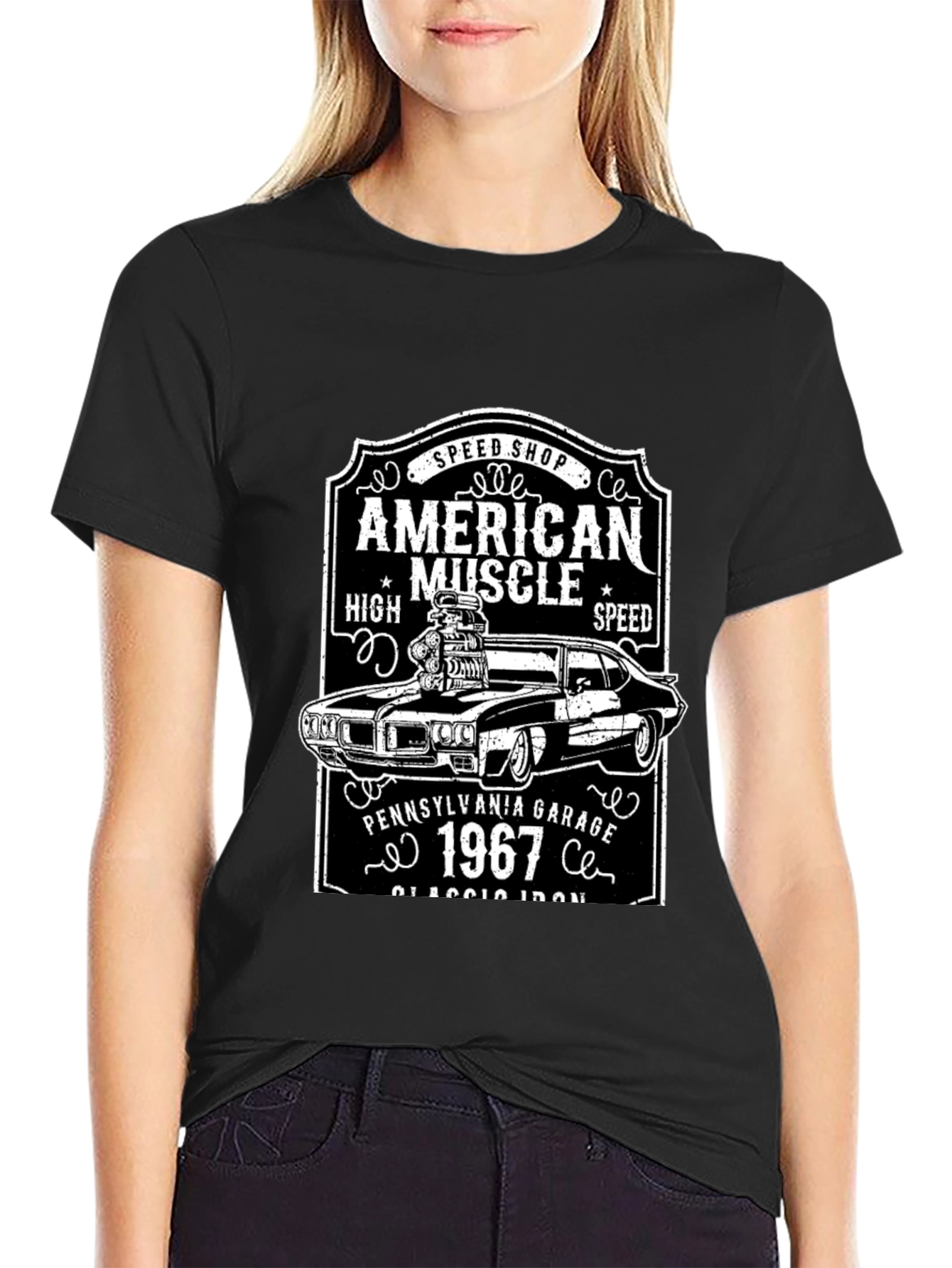 American Muscle 1967 Car T-Shirt