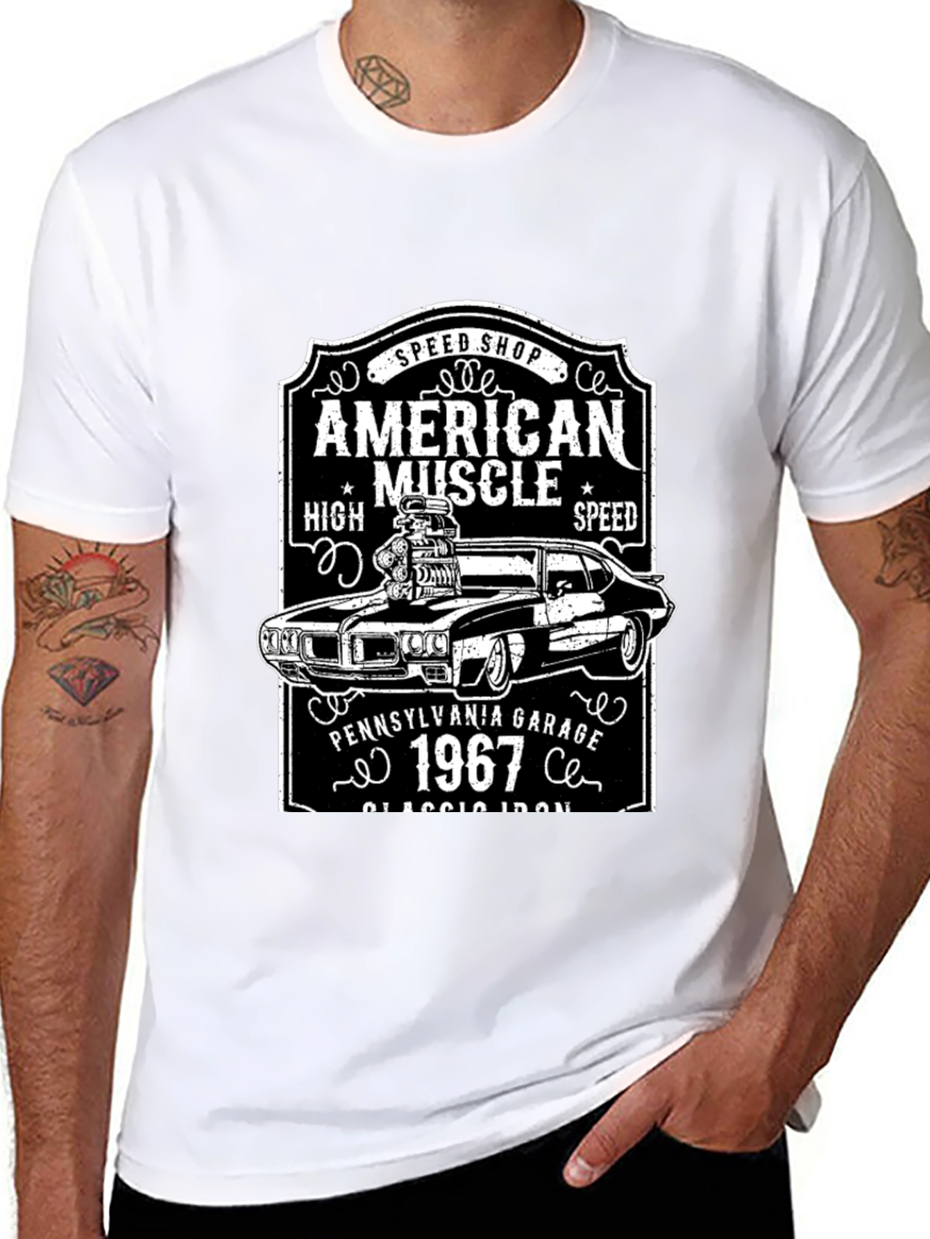 American Muscle 1967 Car T-Shirt