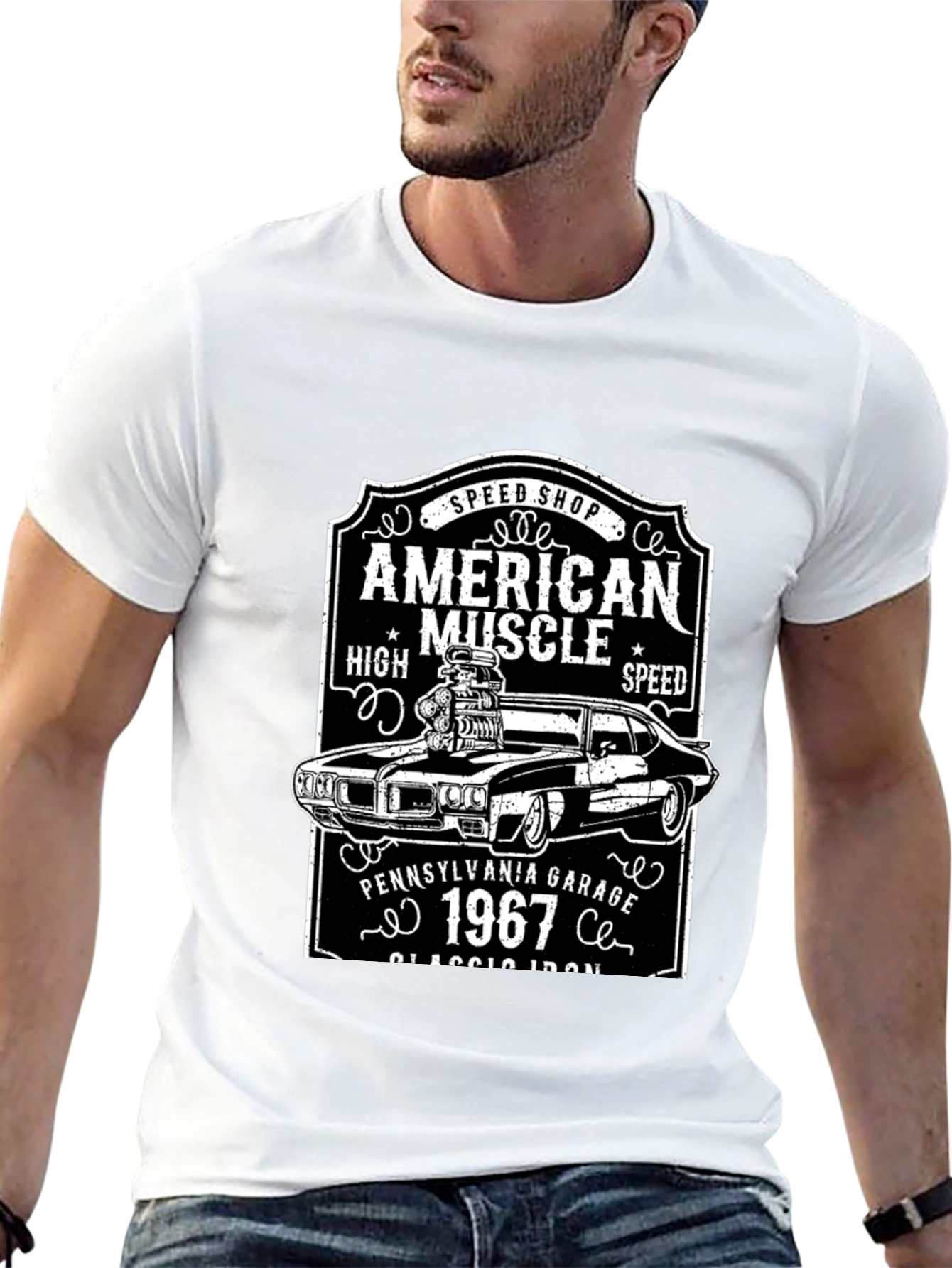 American Muscle 1967 Car T-Shirt