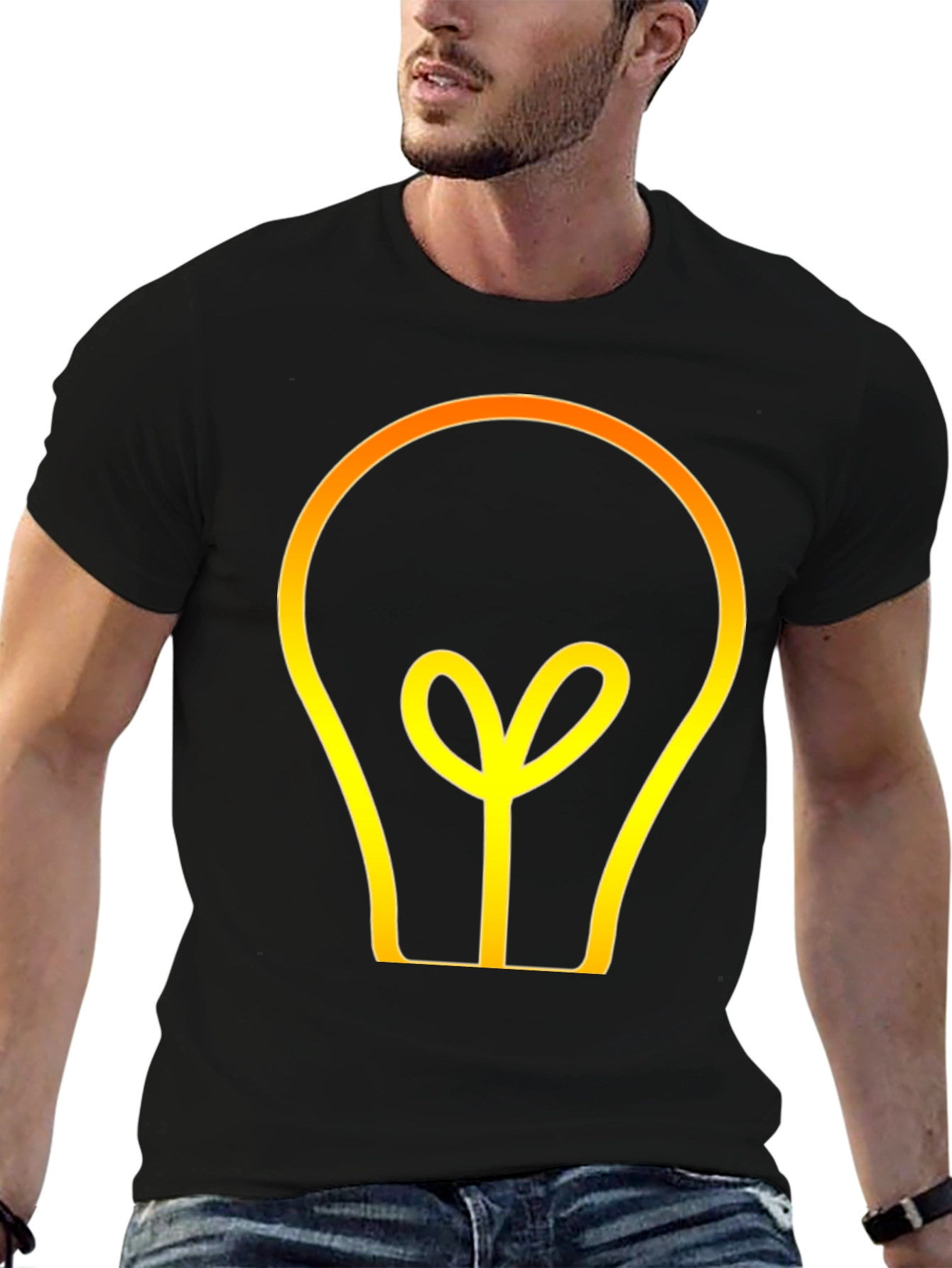 Idea Light Bulb Graphic Tee