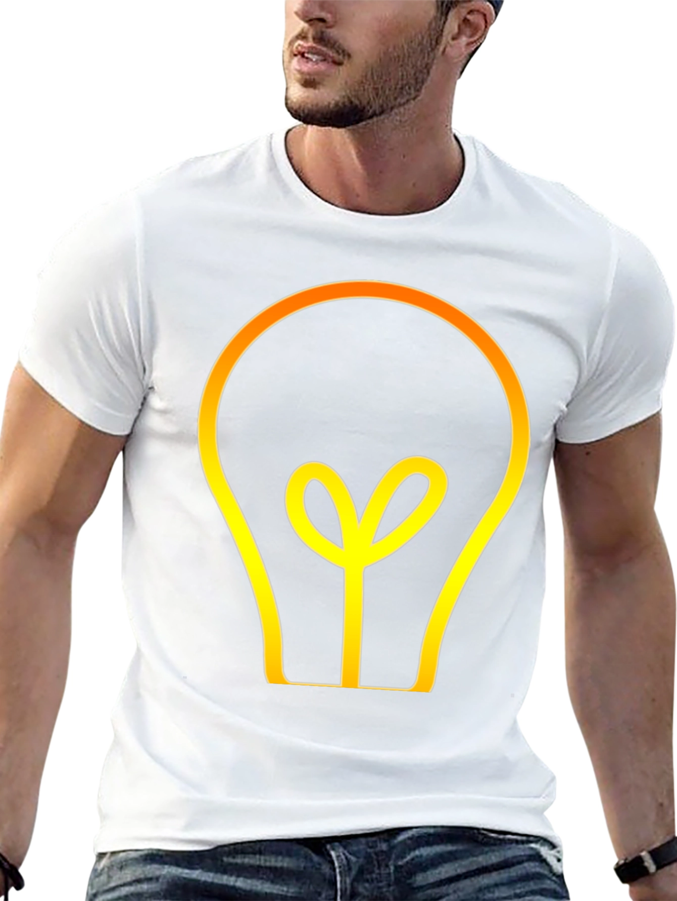 Idea Light Bulb Graphic Tee