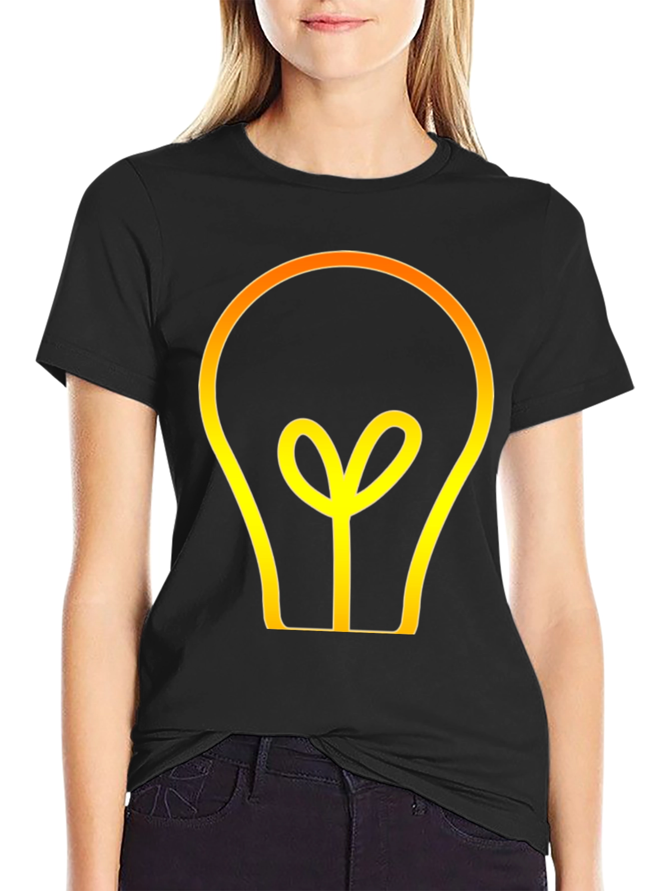 Idea Light Bulb Graphic Tee