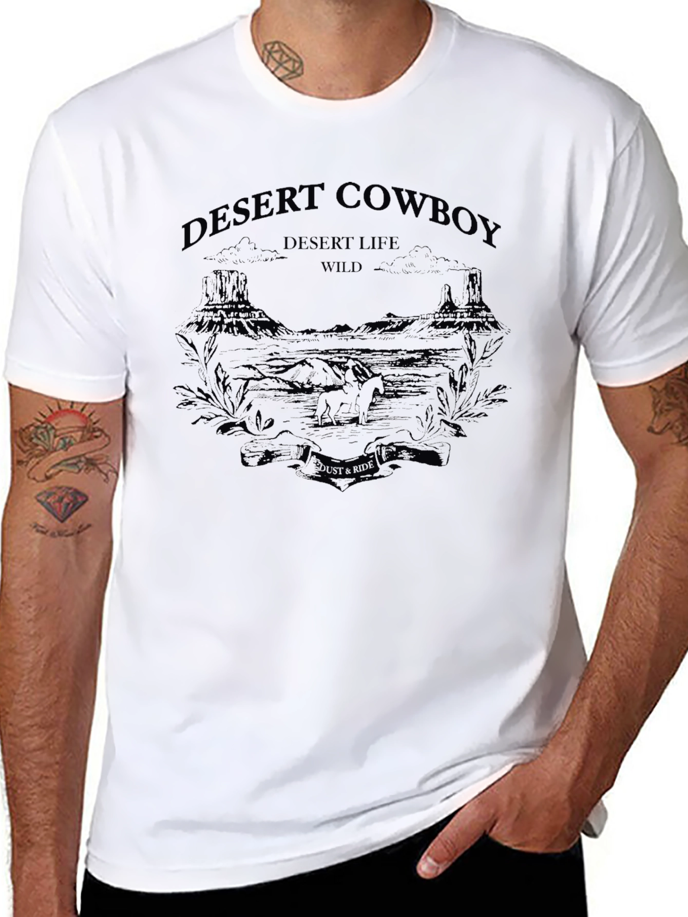 Desert Cowboy Graphic T-Shirt