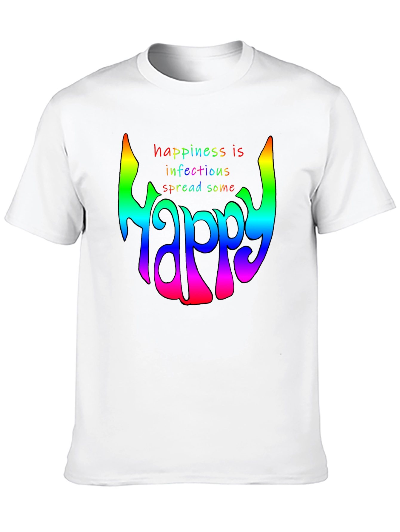 Happiness is Infectious Graphic T-Shirt