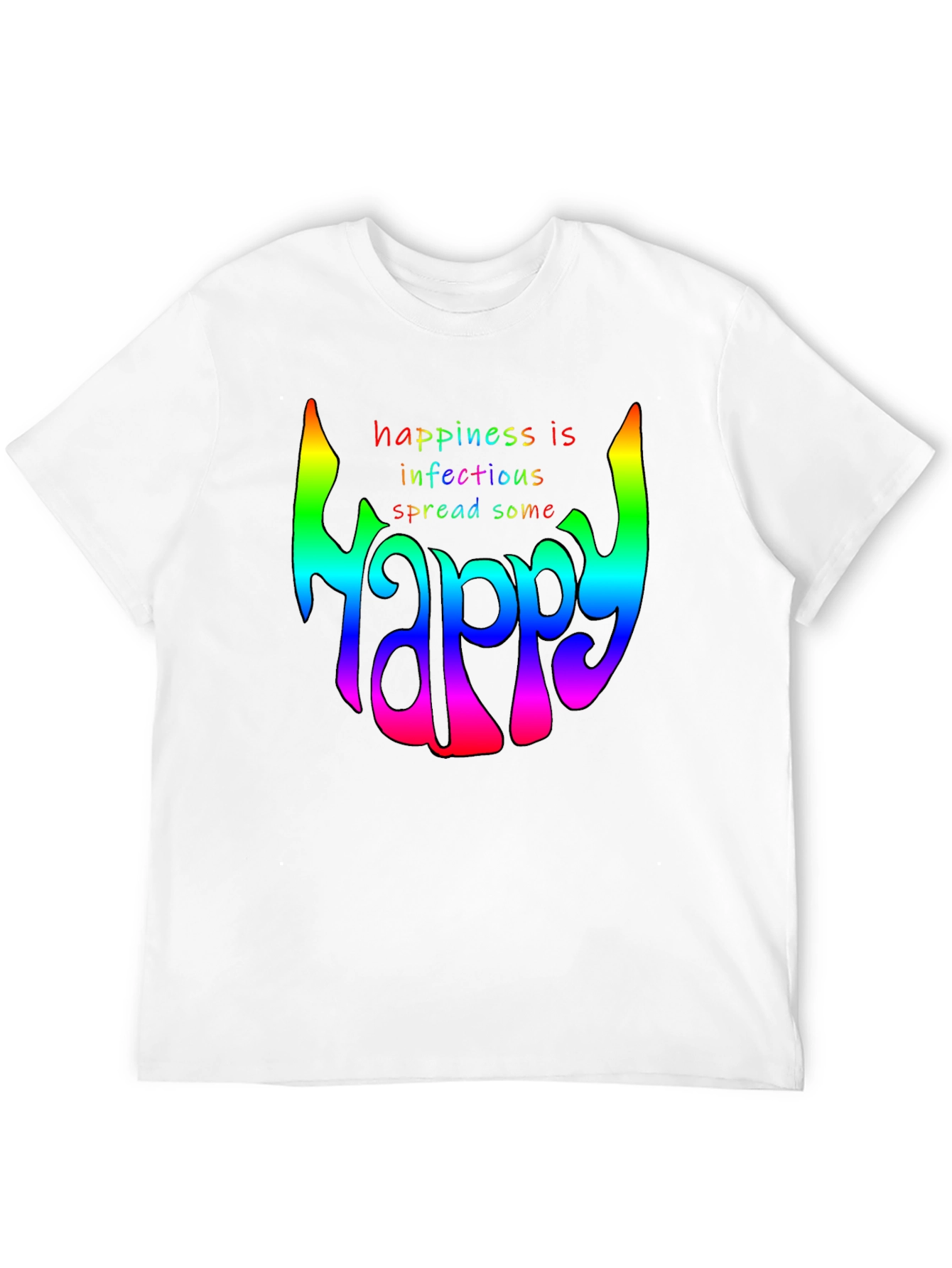 Happiness is Infectious Graphic T-Shirt