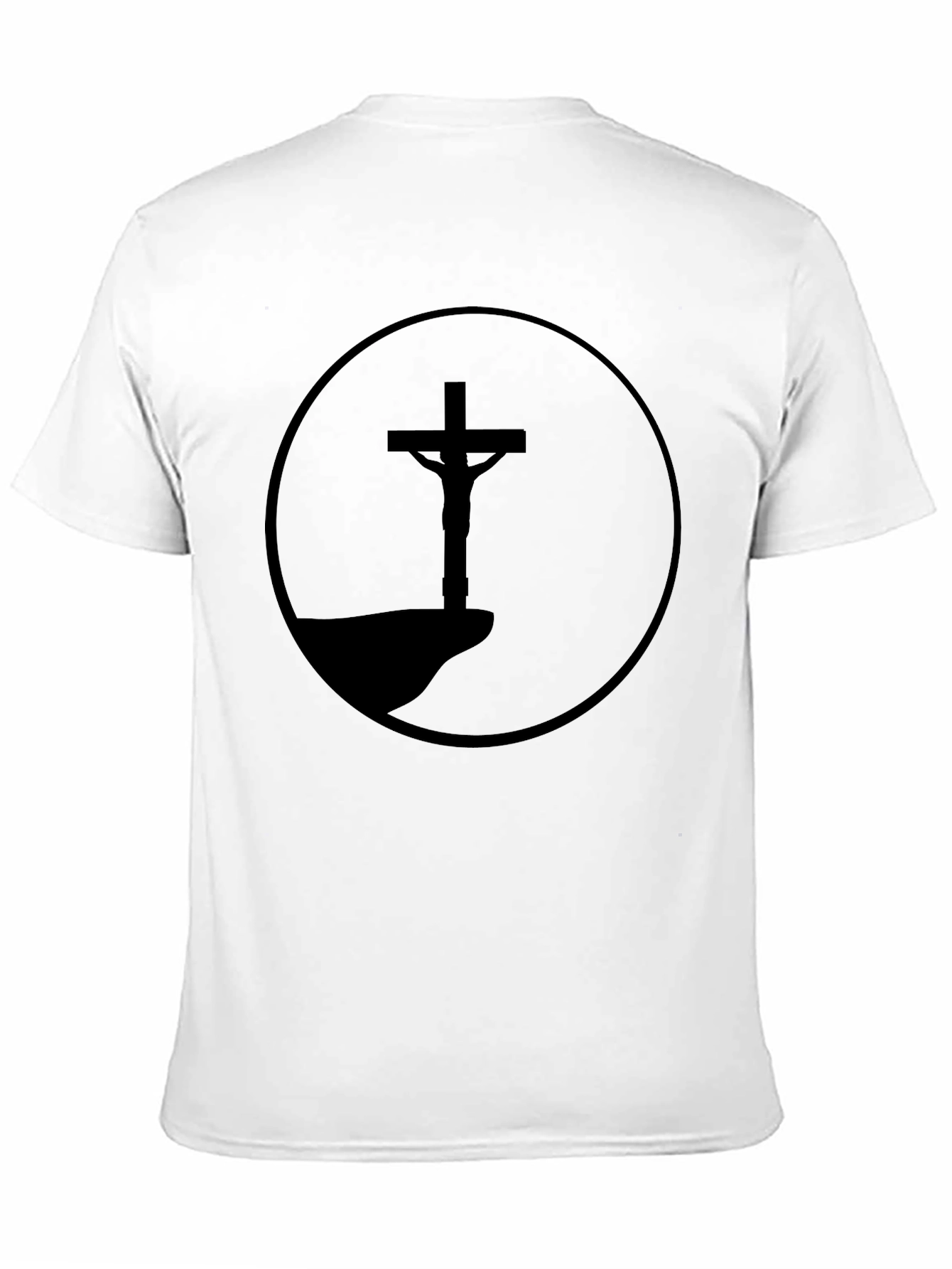 Silhouette Cross T-Shirt - Edgy Graphic Tee