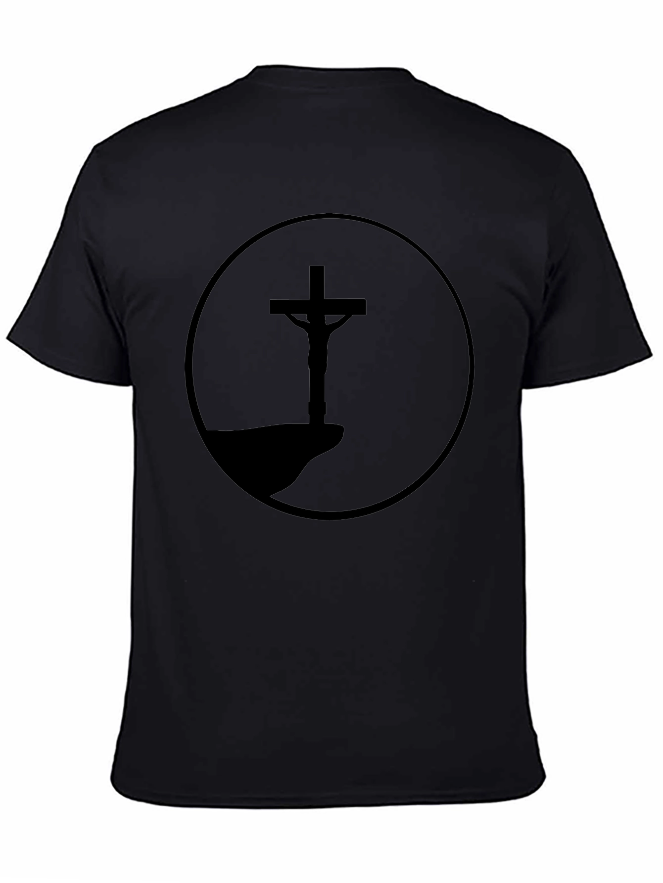 Silhouette Cross T-Shirt - Edgy Graphic Tee