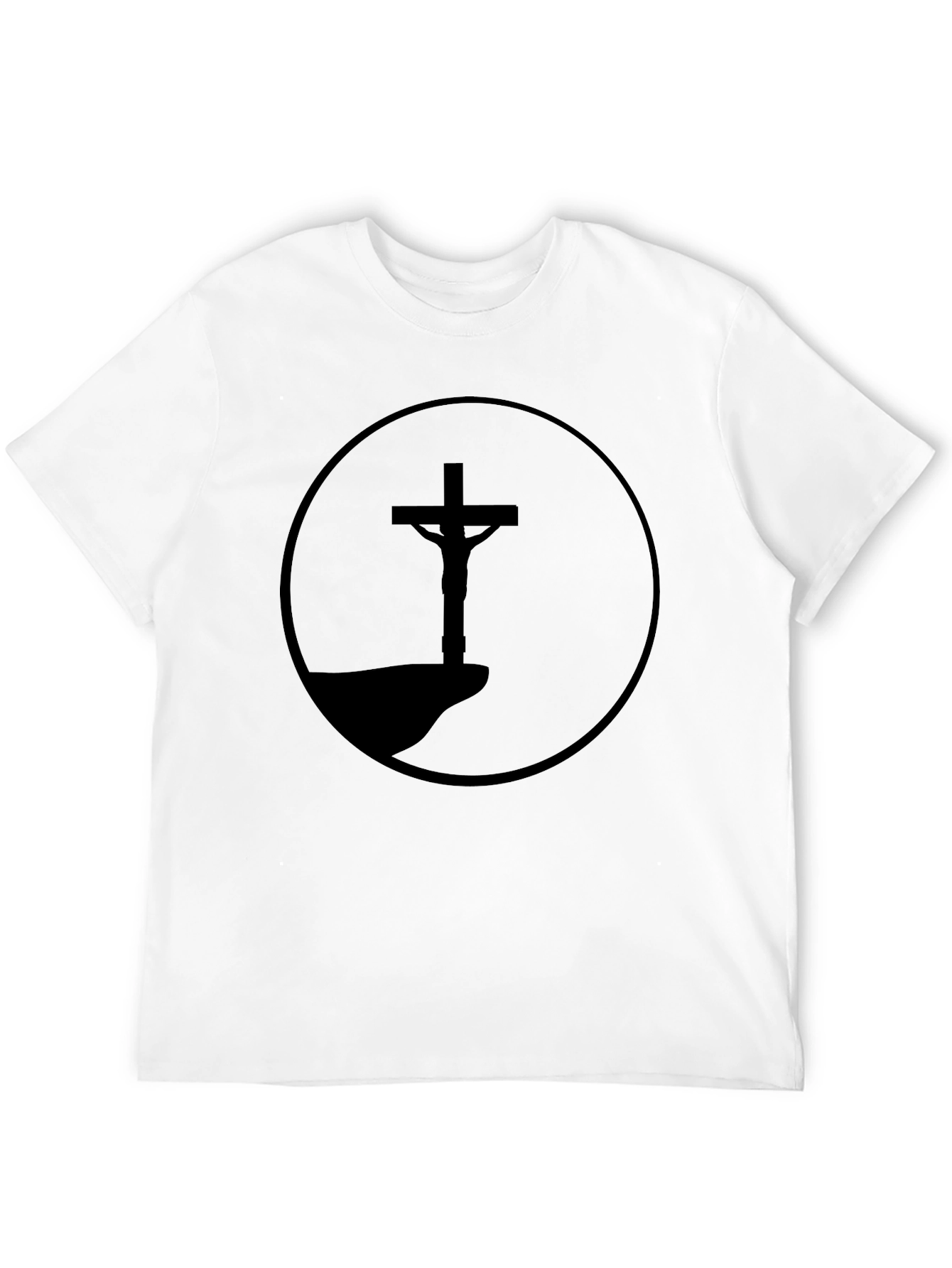 Silhouette Cross T-Shirt - Edgy Graphic Tee
