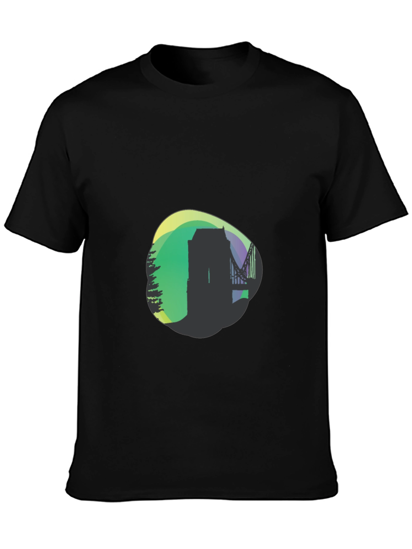 Modern Silhouette Graphic Tee