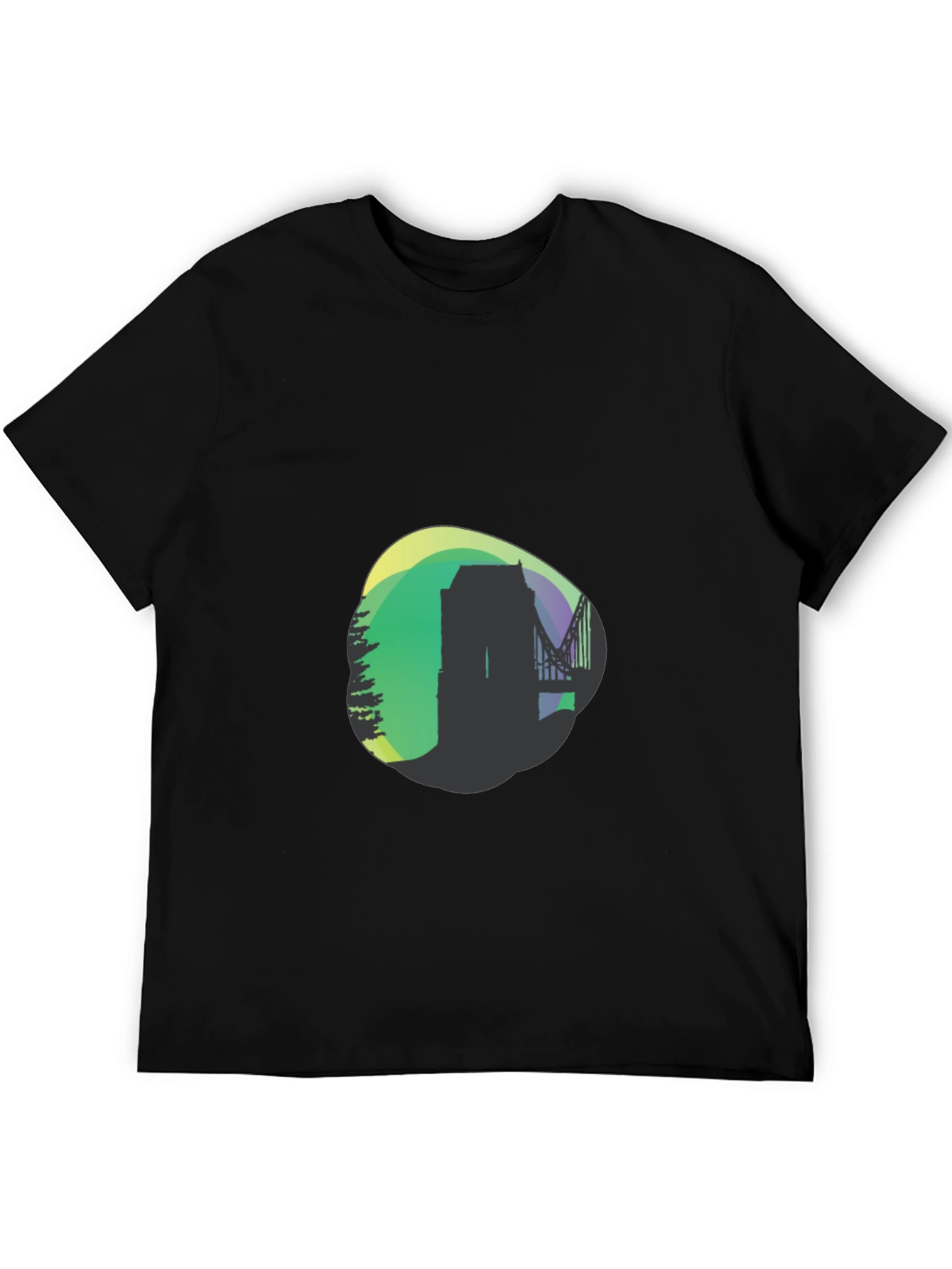 Modern Silhouette Graphic Tee