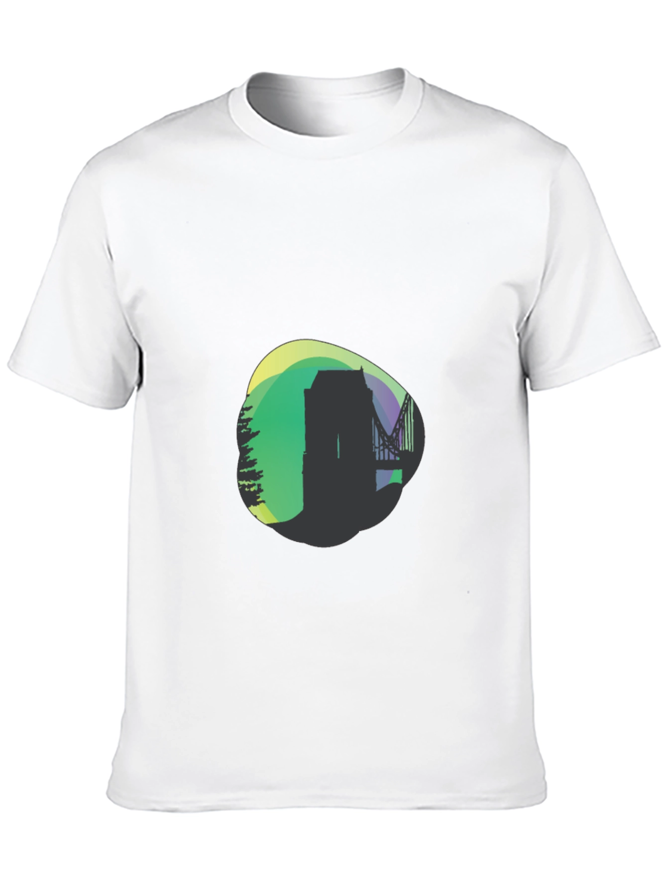 Modern Silhouette Graphic Tee