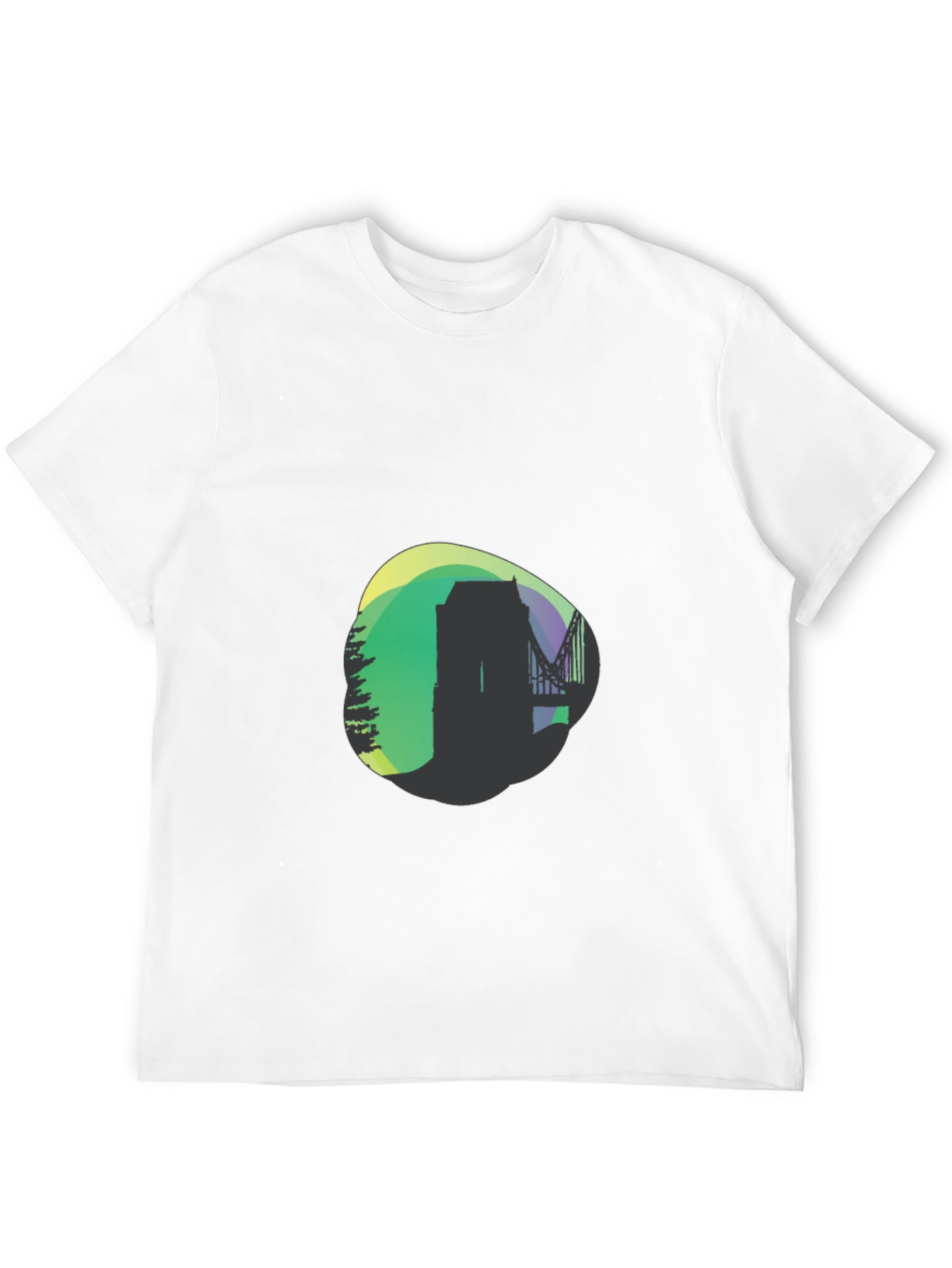 Modern Silhouette Graphic Tee
