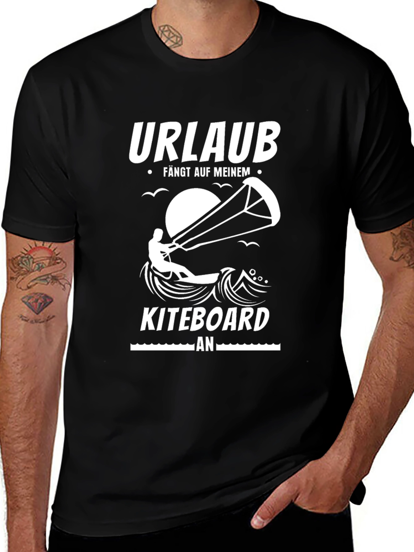 Kiteboarding T-Shirt - Urlaub Fängt Auf Meinem Kiteboard An