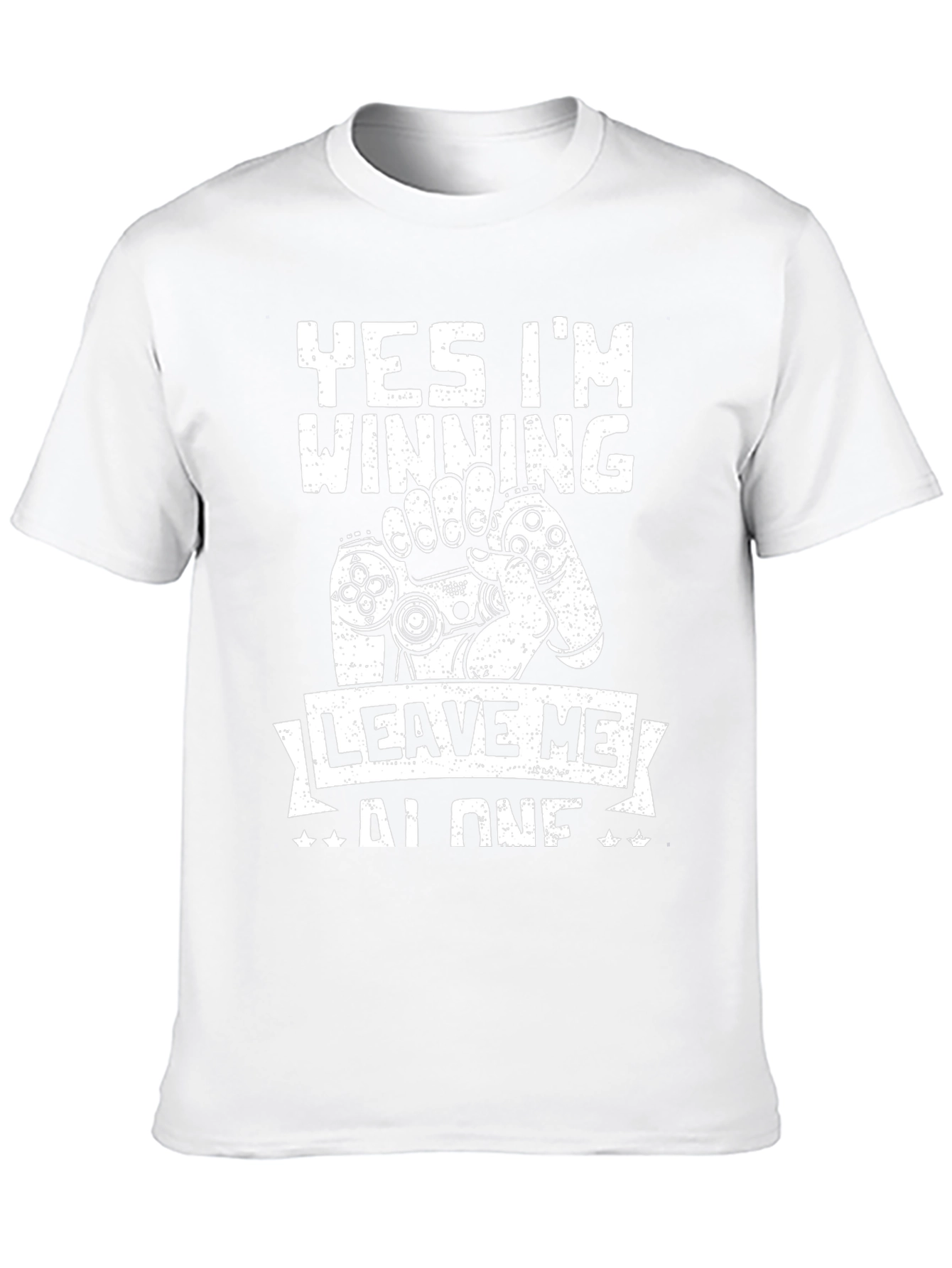 Gamer T-Shirt - Yes Im Winning Leave Me Alone