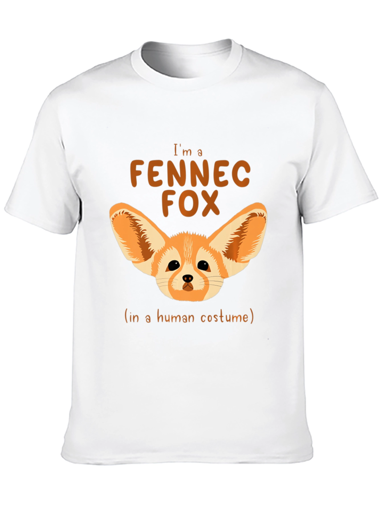 Fennec Fox in Human Costume T-Shirt