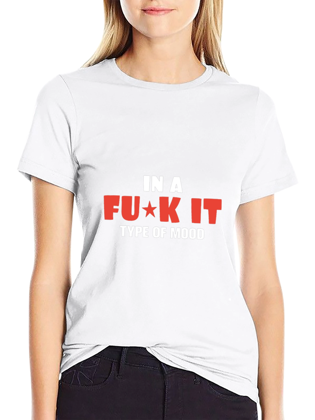 In A F*ck It Mood Graphic Tee