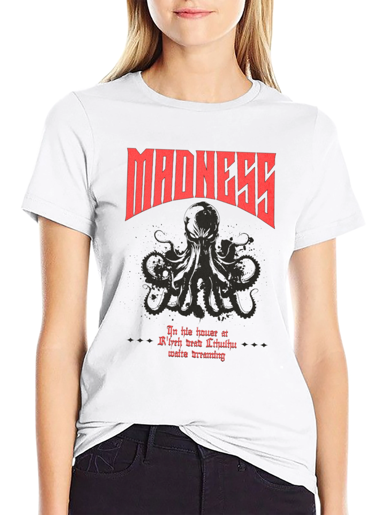 Madness Cthulhu T-Shirt - In His House at Rlyeh