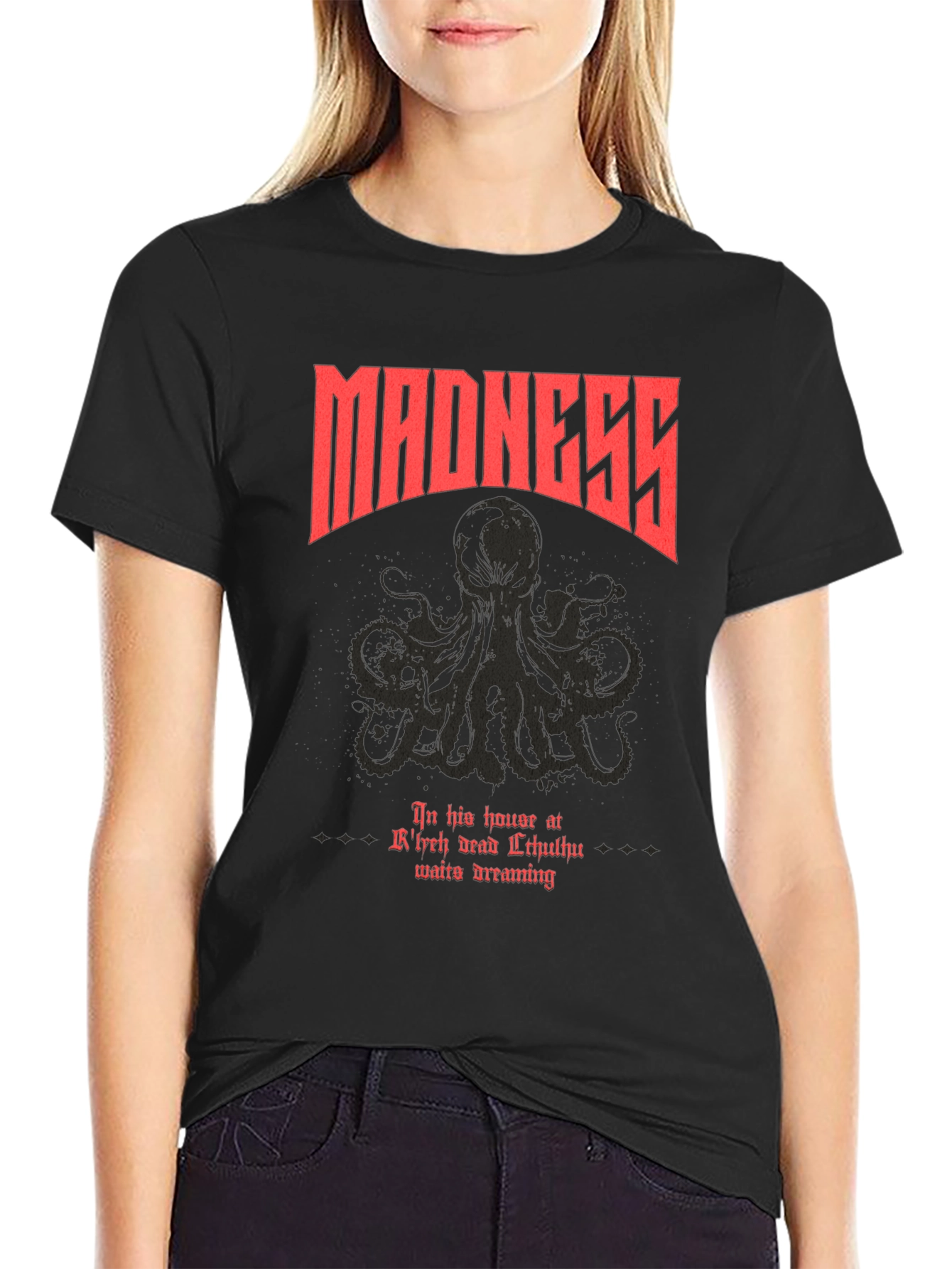 Madness Cthulhu T-Shirt - In His House at Rlyeh