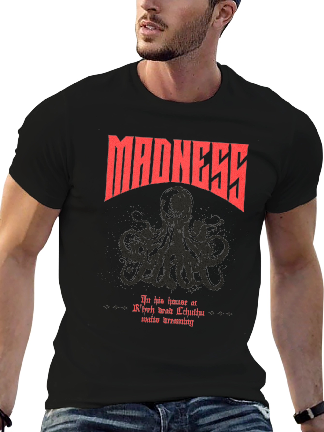 Madness Cthulhu T-Shirt - In His House at Rlyeh