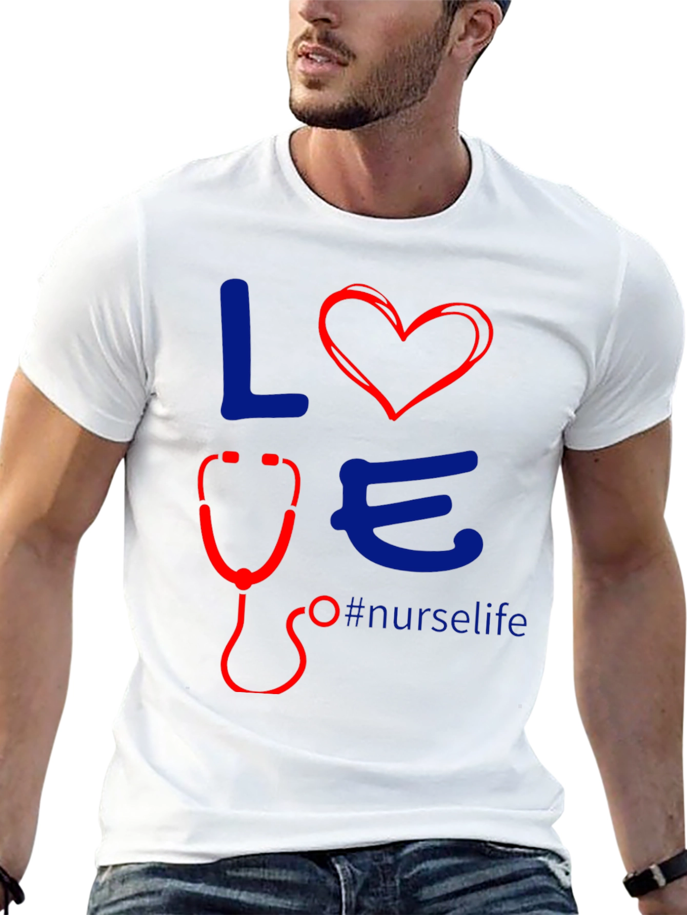Love Nurse Life T-Shirt - Medical Tee
