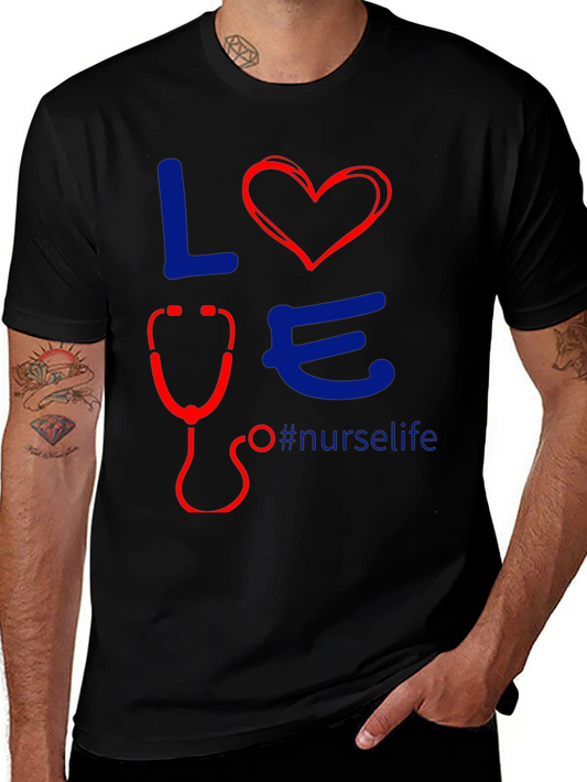 Love Nurse Life T-Shirt - Medical Tee