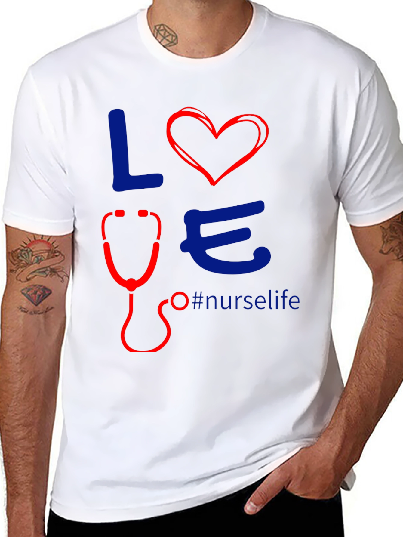 Love Nurse Life T-Shirt - Medical Tee