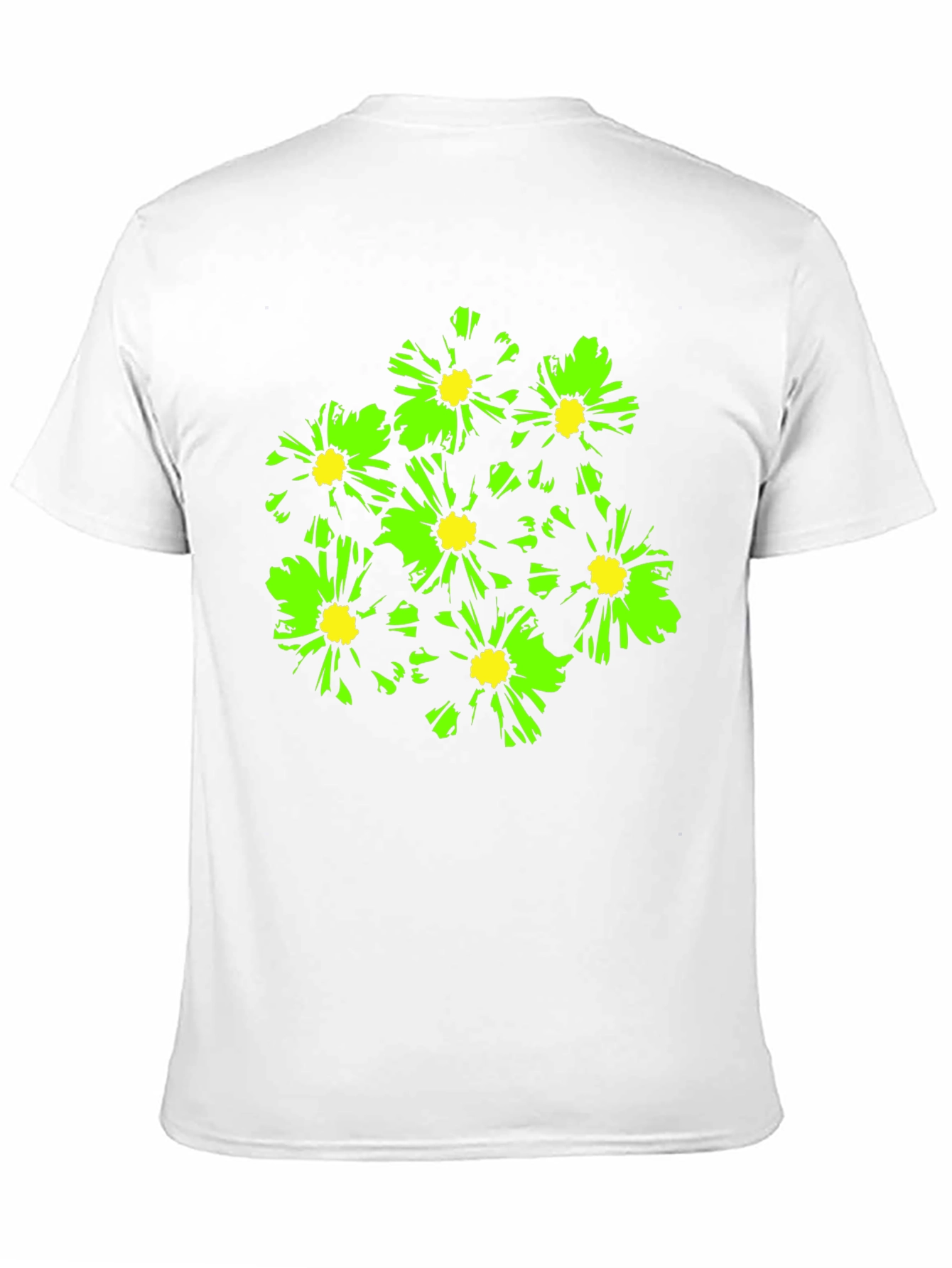 Bold Floral Graphic T-Shirt - Black