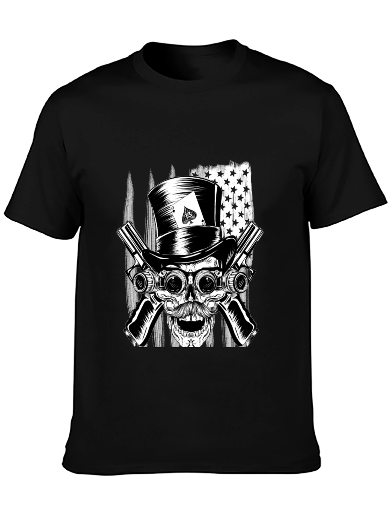 Skull Top Hat Ace T-Shirt