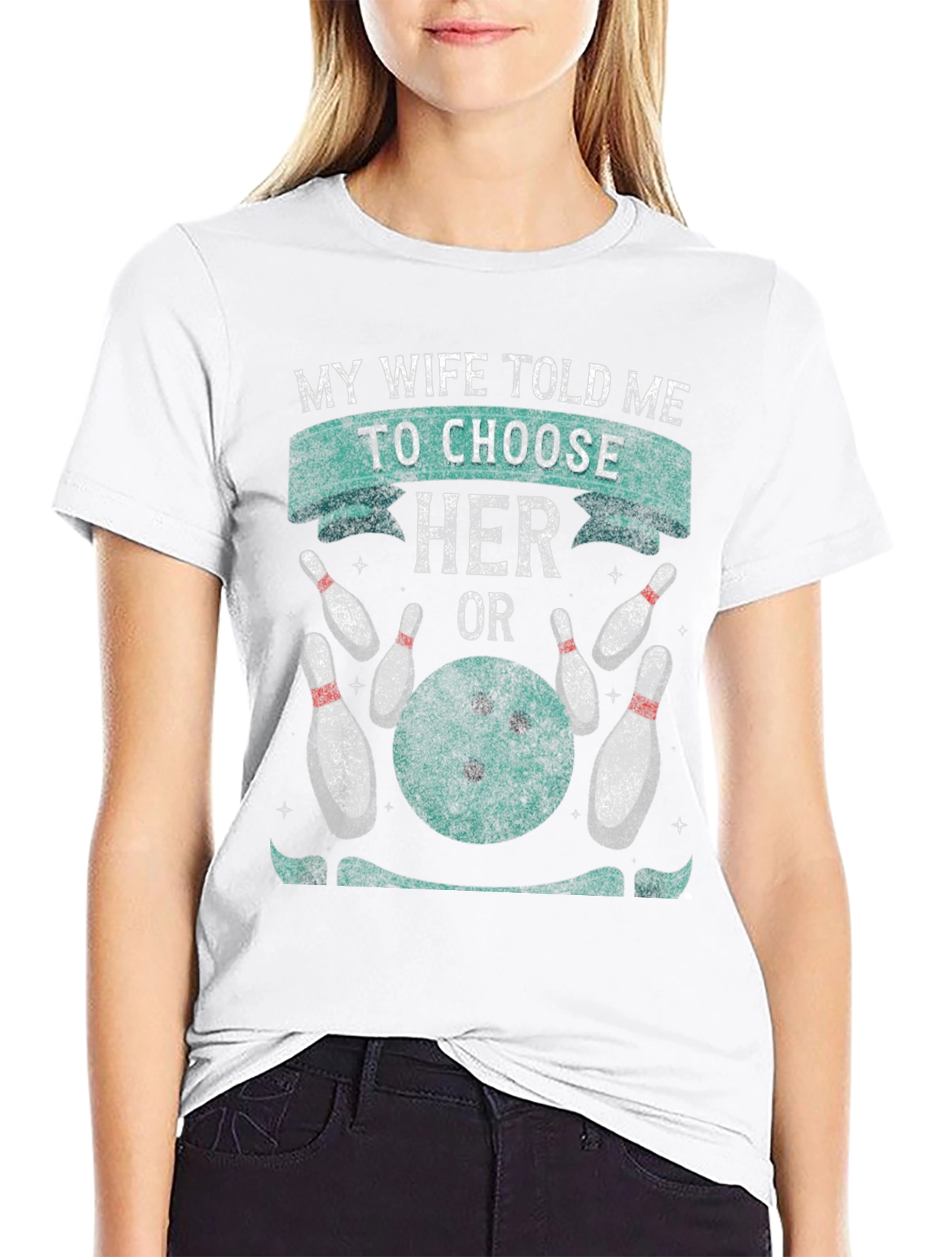 Bowling Choice T-Shirt Funny Husband Tee