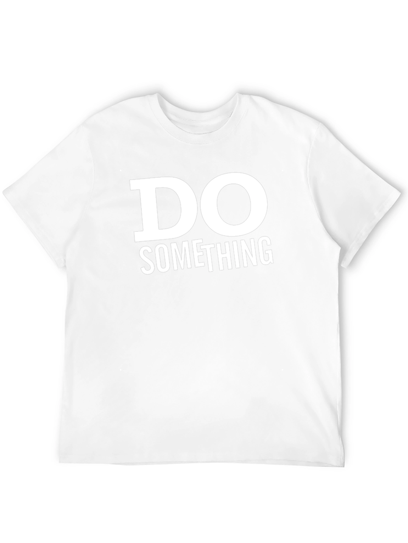 Do Something Graphic Tee - Inspiring Black T-Shirt