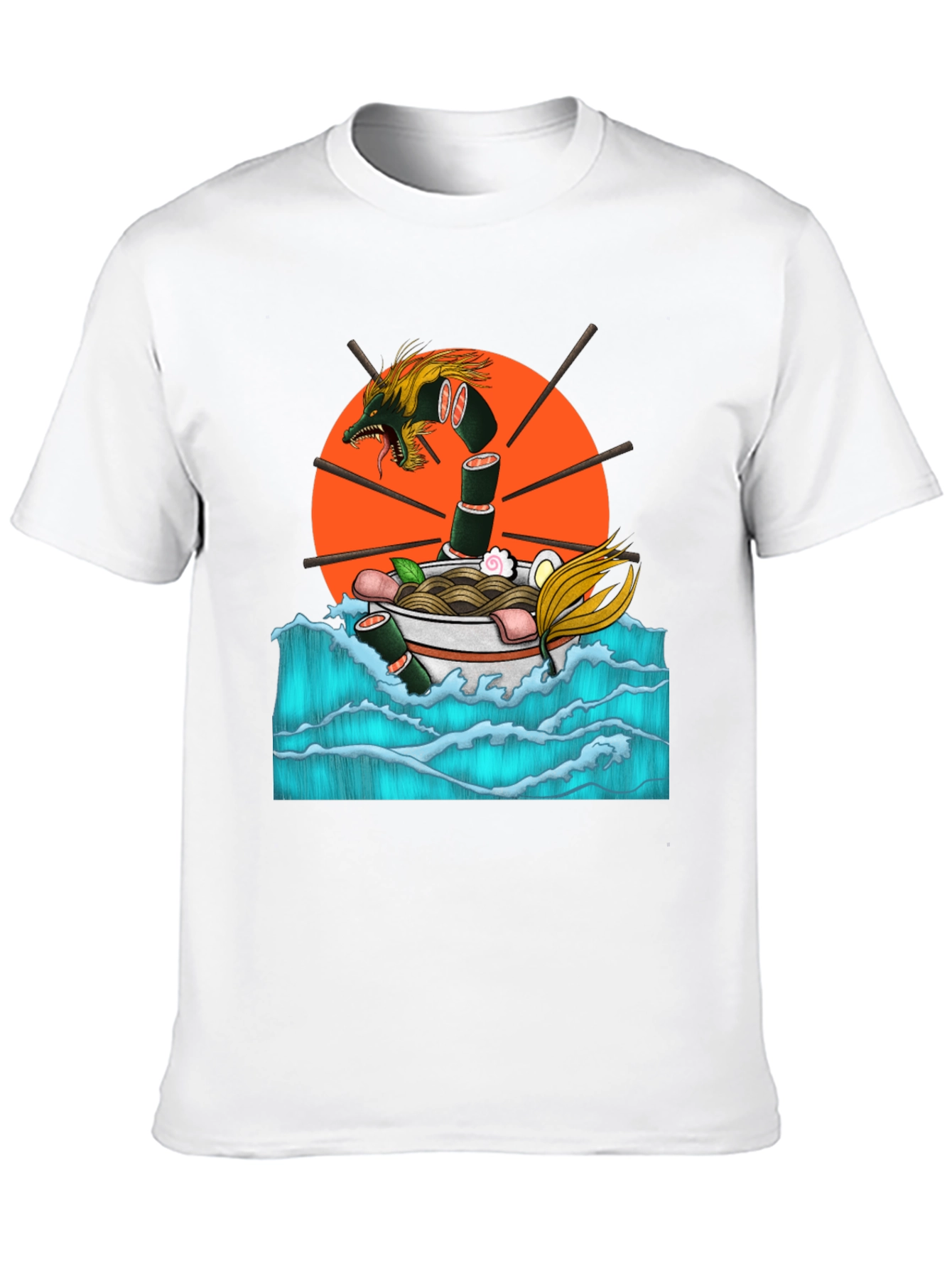 Ramen Dragon Graphic Tee - Comfort & Style