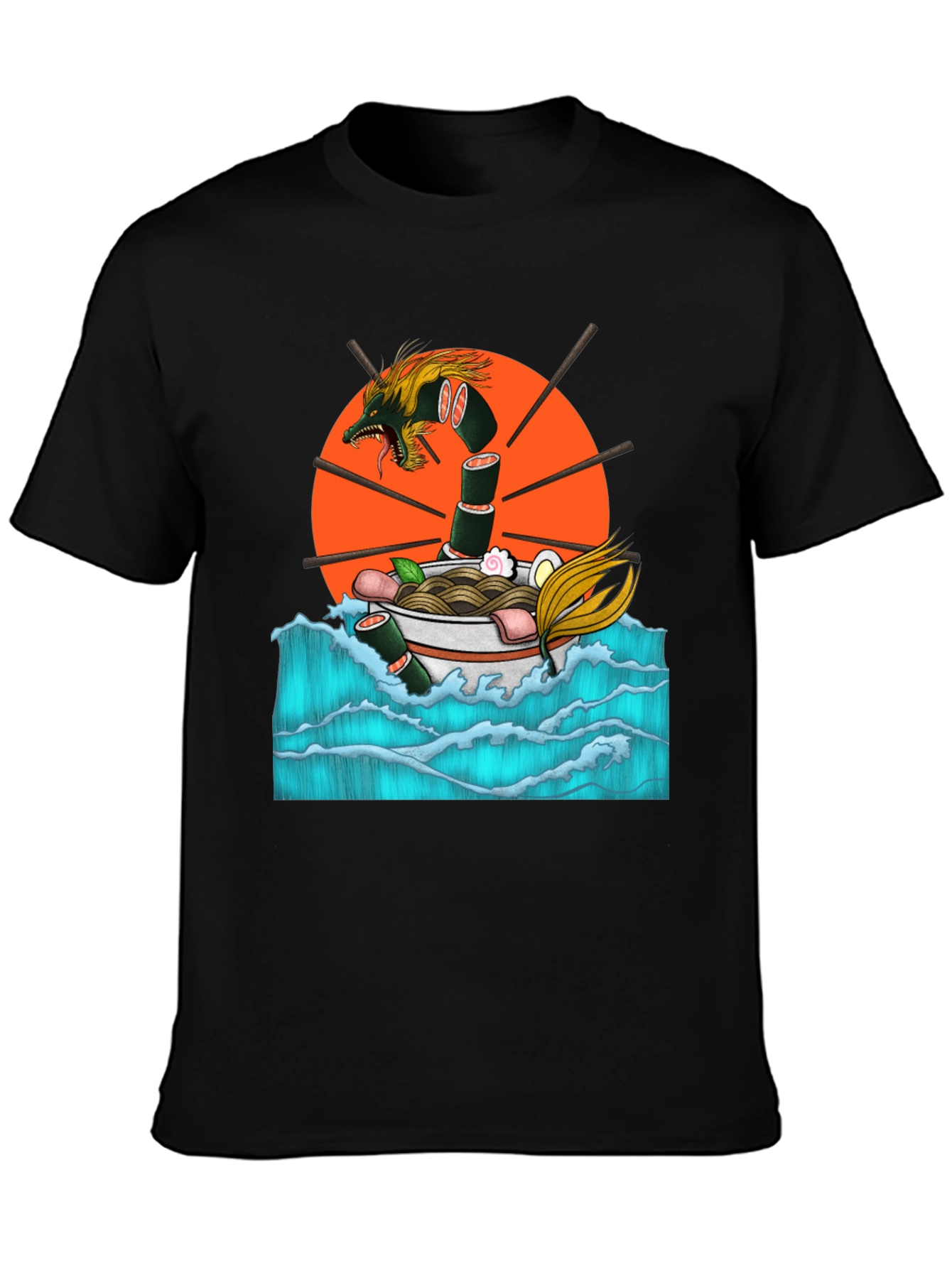 Ramen Dragon Graphic Tee - Comfort & Style