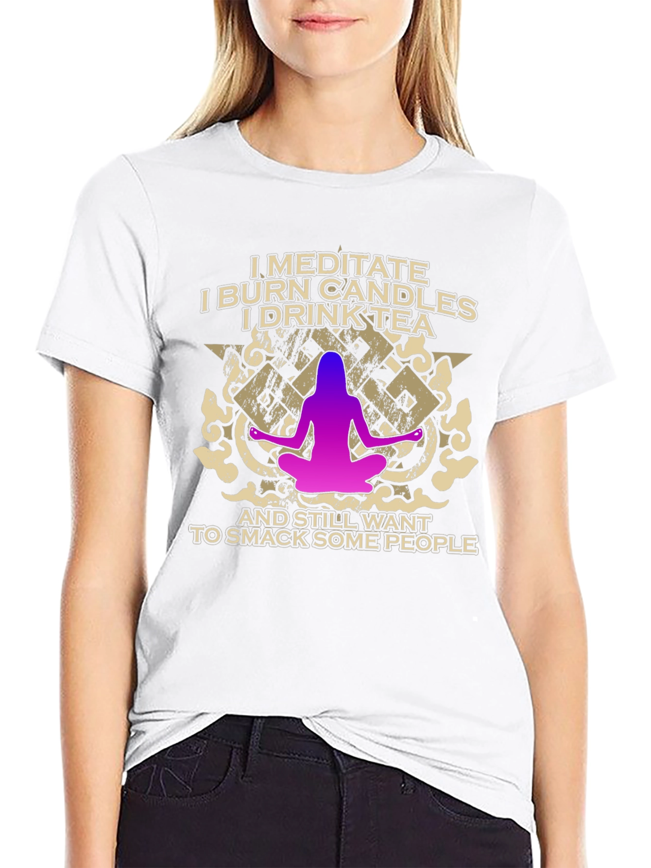 Meditate & Smack People T-Shirt