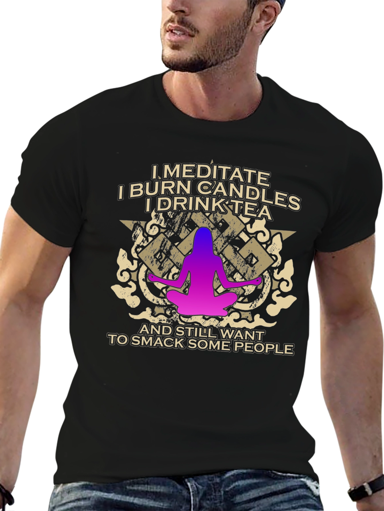 Meditate & Smack People T-Shirt