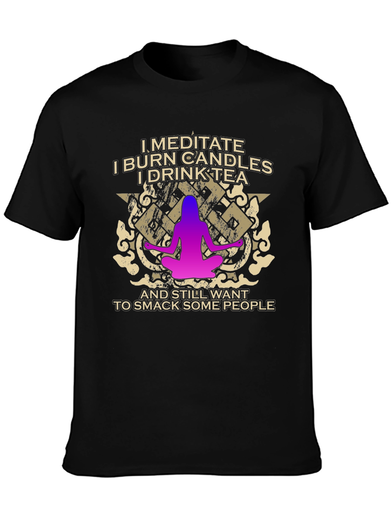Meditate & Smack People T-Shirt