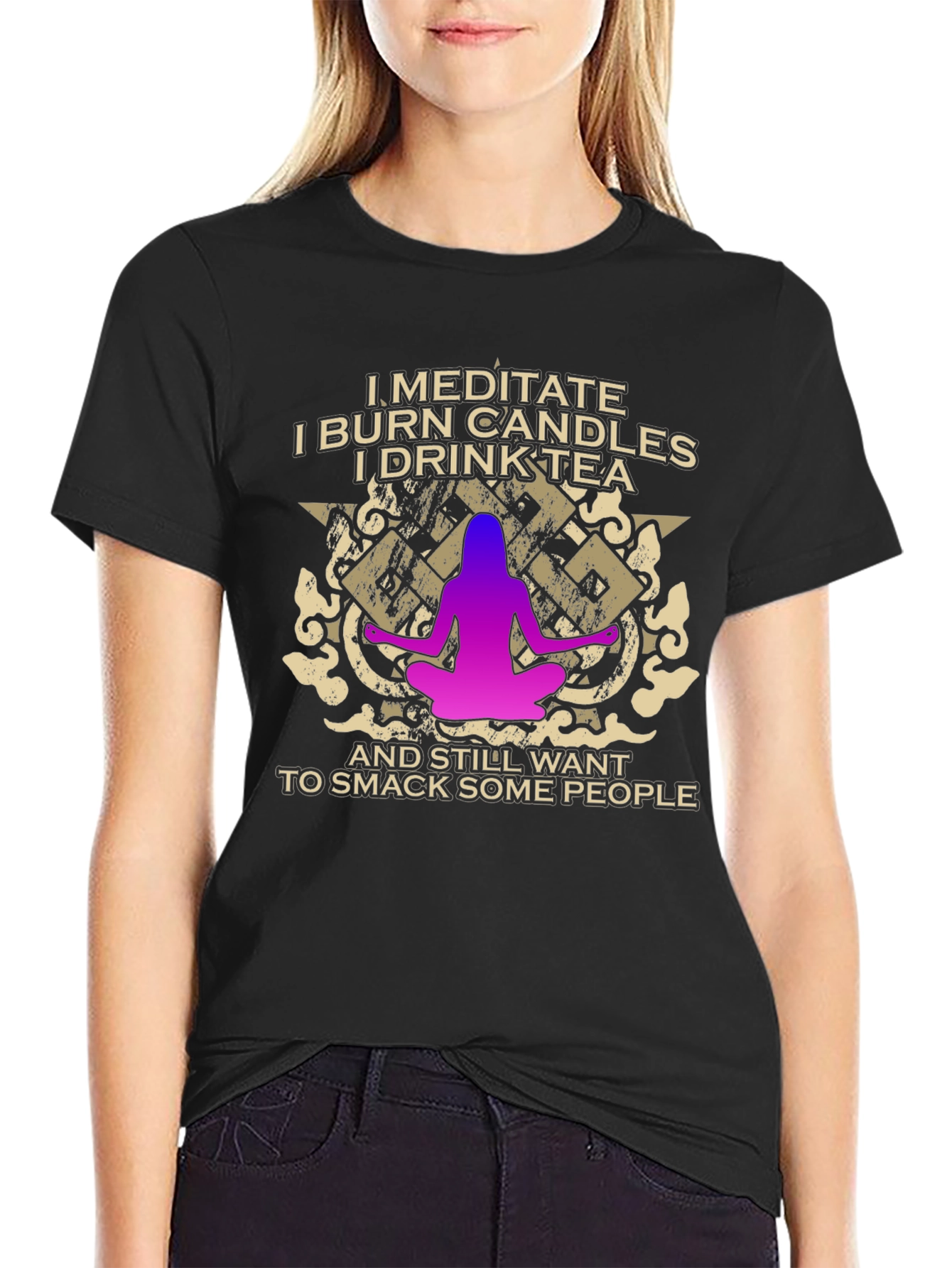 Meditate & Smack People T-Shirt