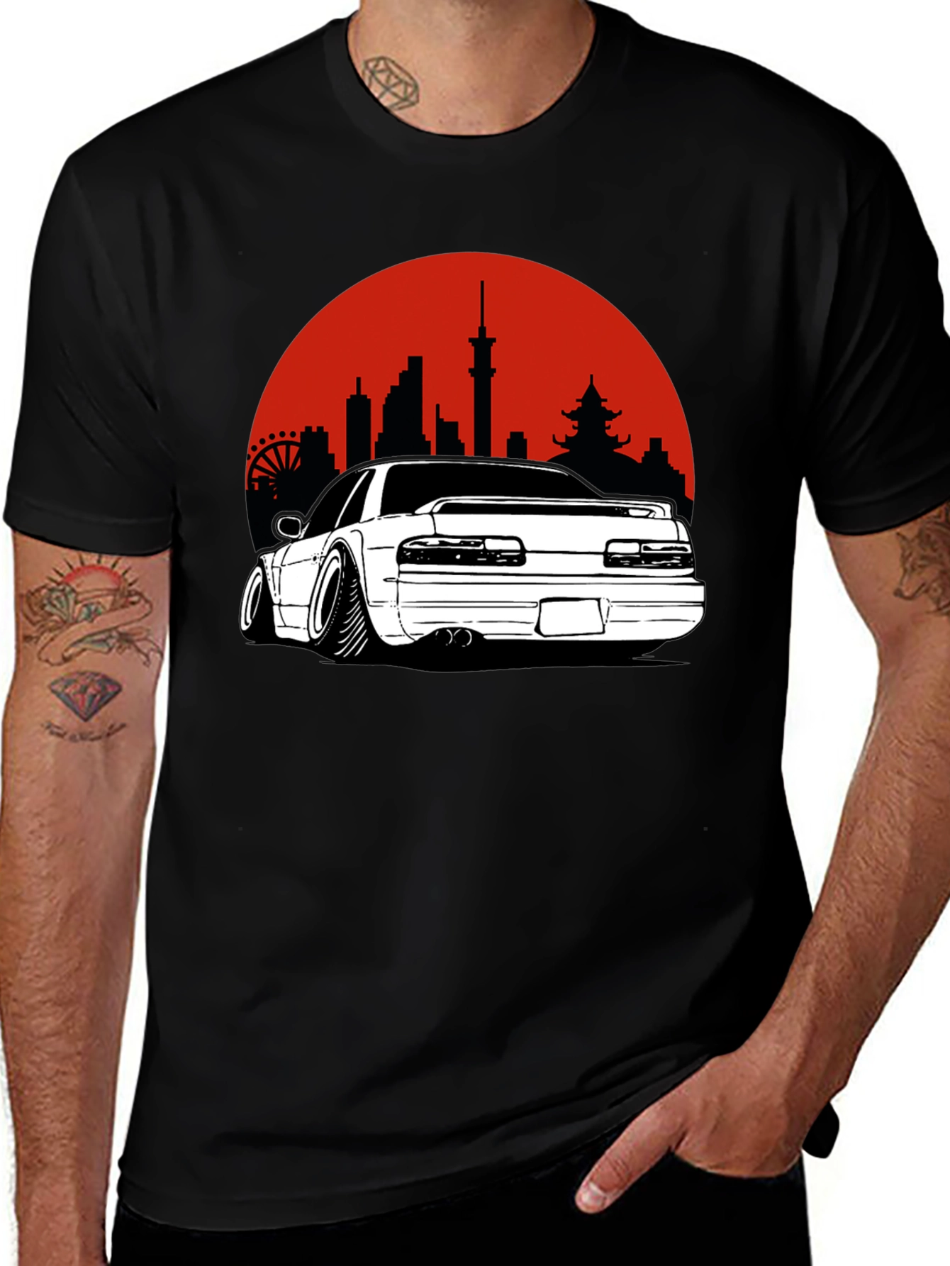 Tokyo Drift Car Graphic Tee