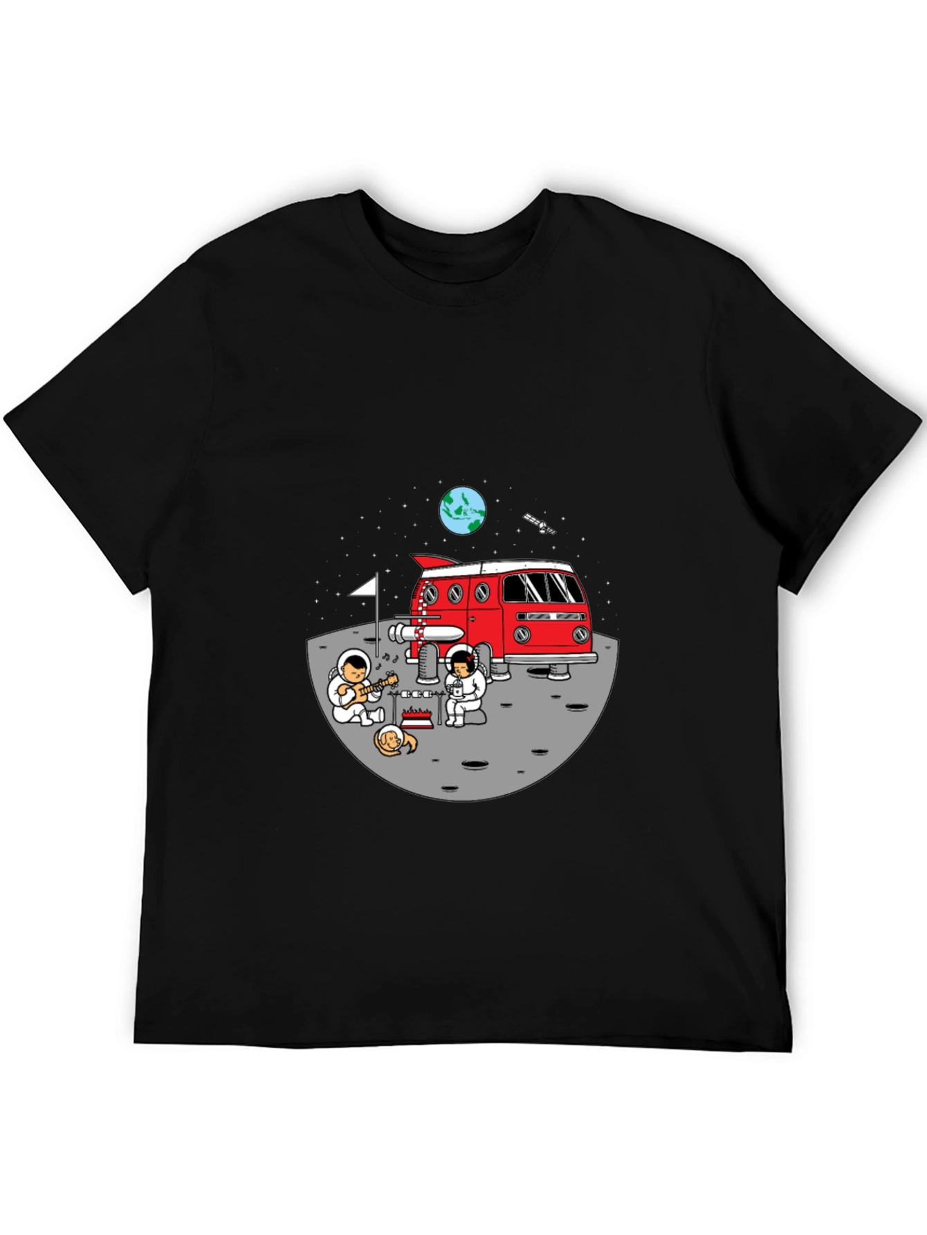 Astronauts on Moon T-Shirt