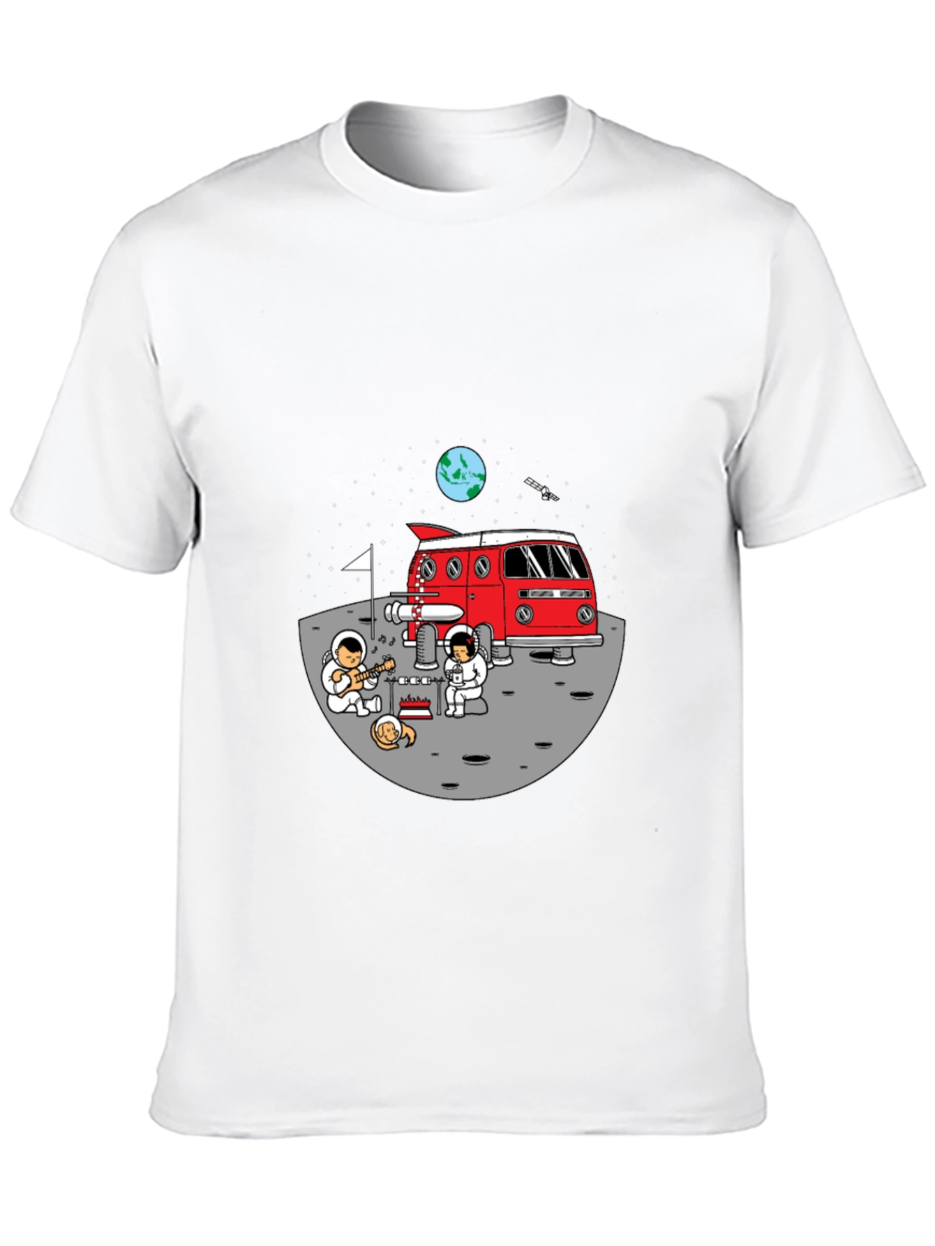 Astronauts on Moon T-Shirt