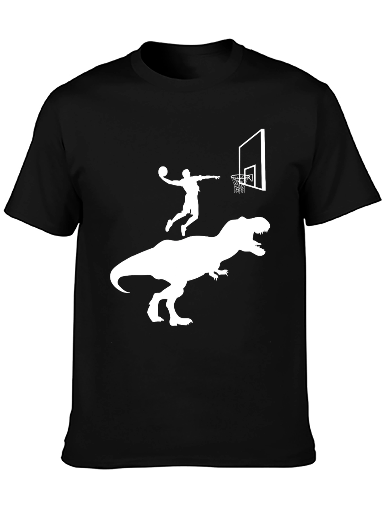 Dino Basketball T-Shirt | Funny Graphic Tee