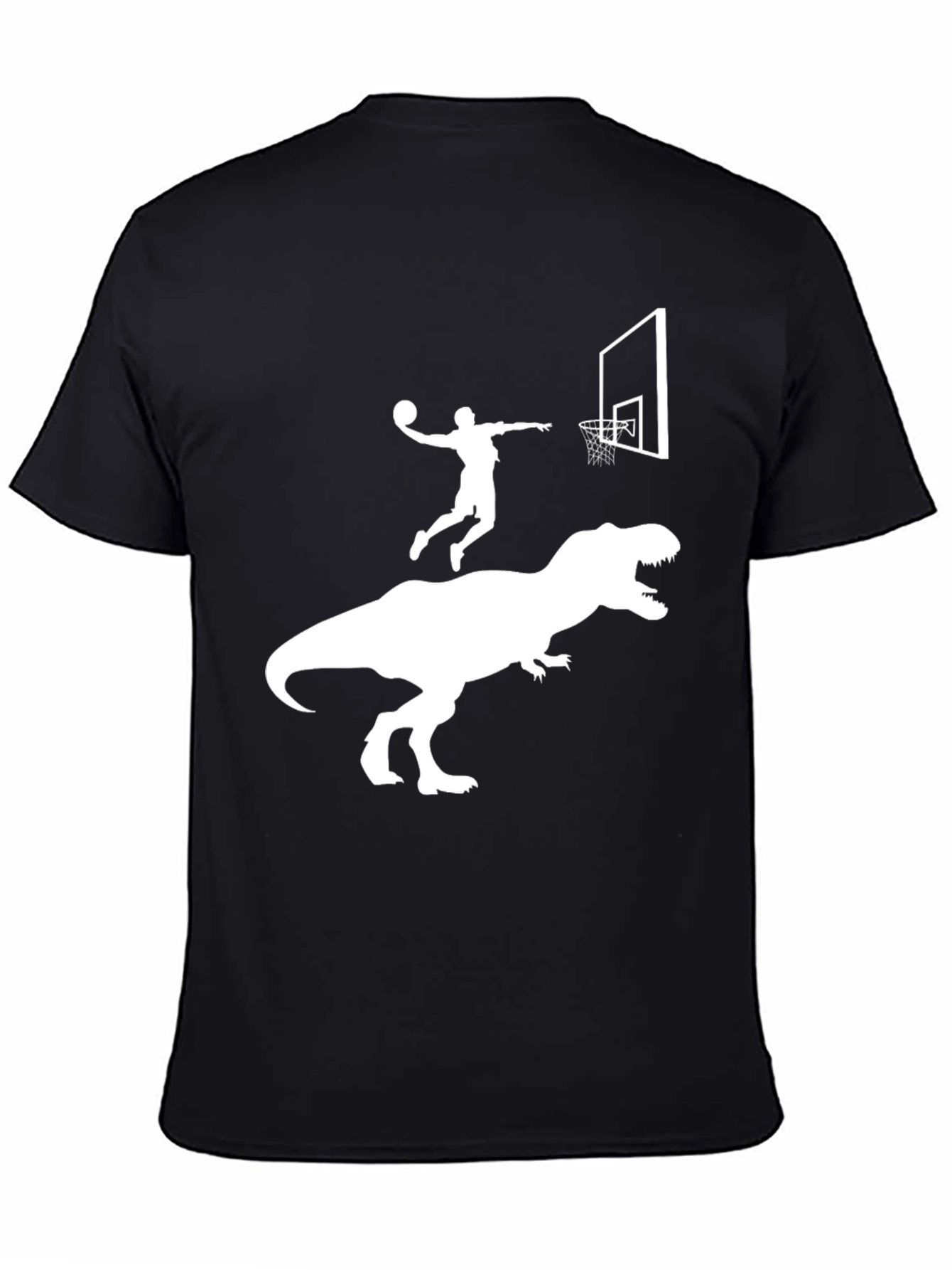 Dino Basketball T-Shirt | Funny Graphic Tee