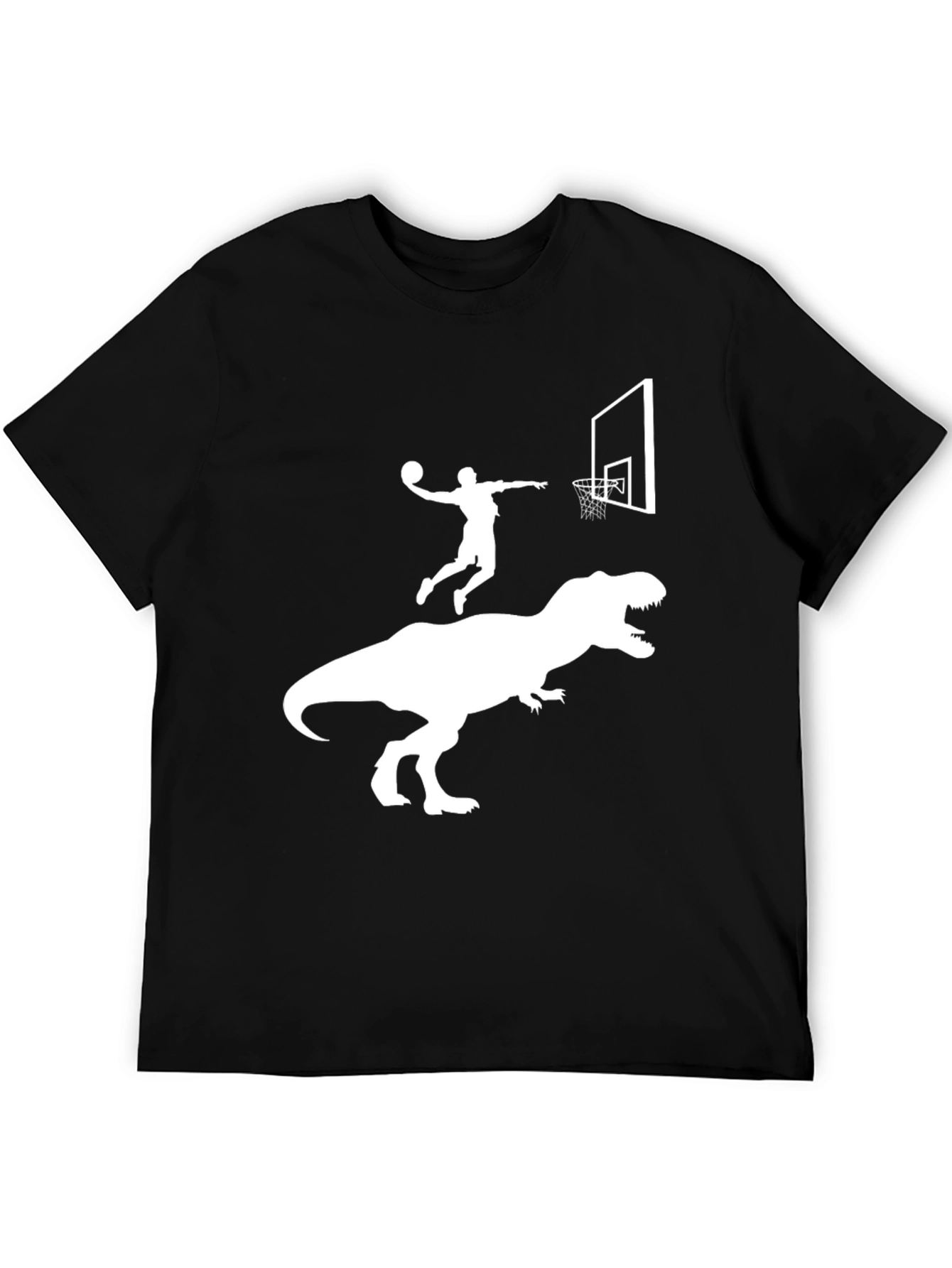 Dino Basketball T-Shirt | Funny Graphic Tee