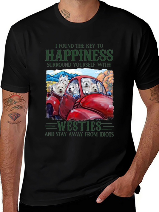 Westies Happiness Graphic T-Shirt