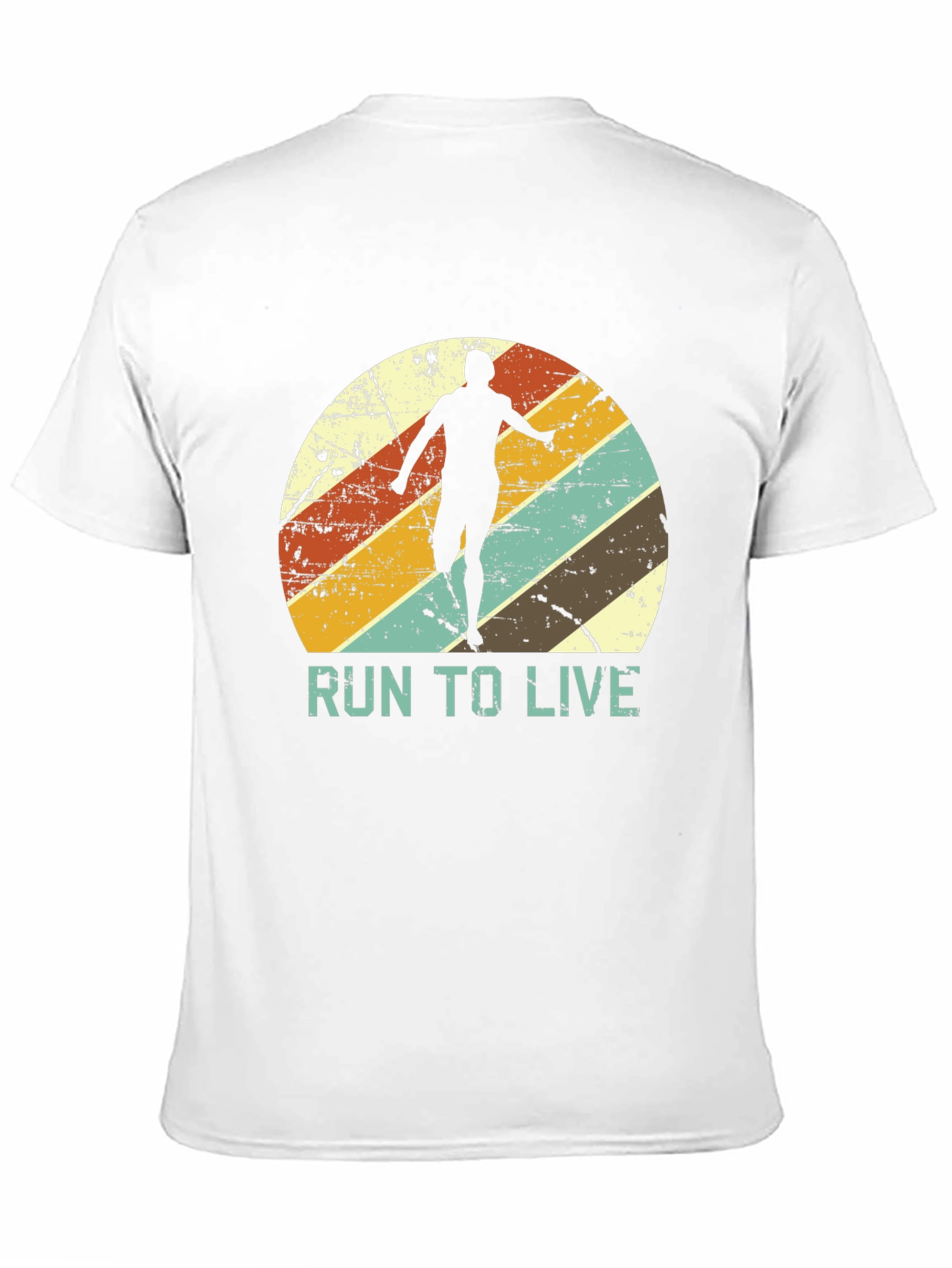 Retro Run To Live Graphic T-Shirt